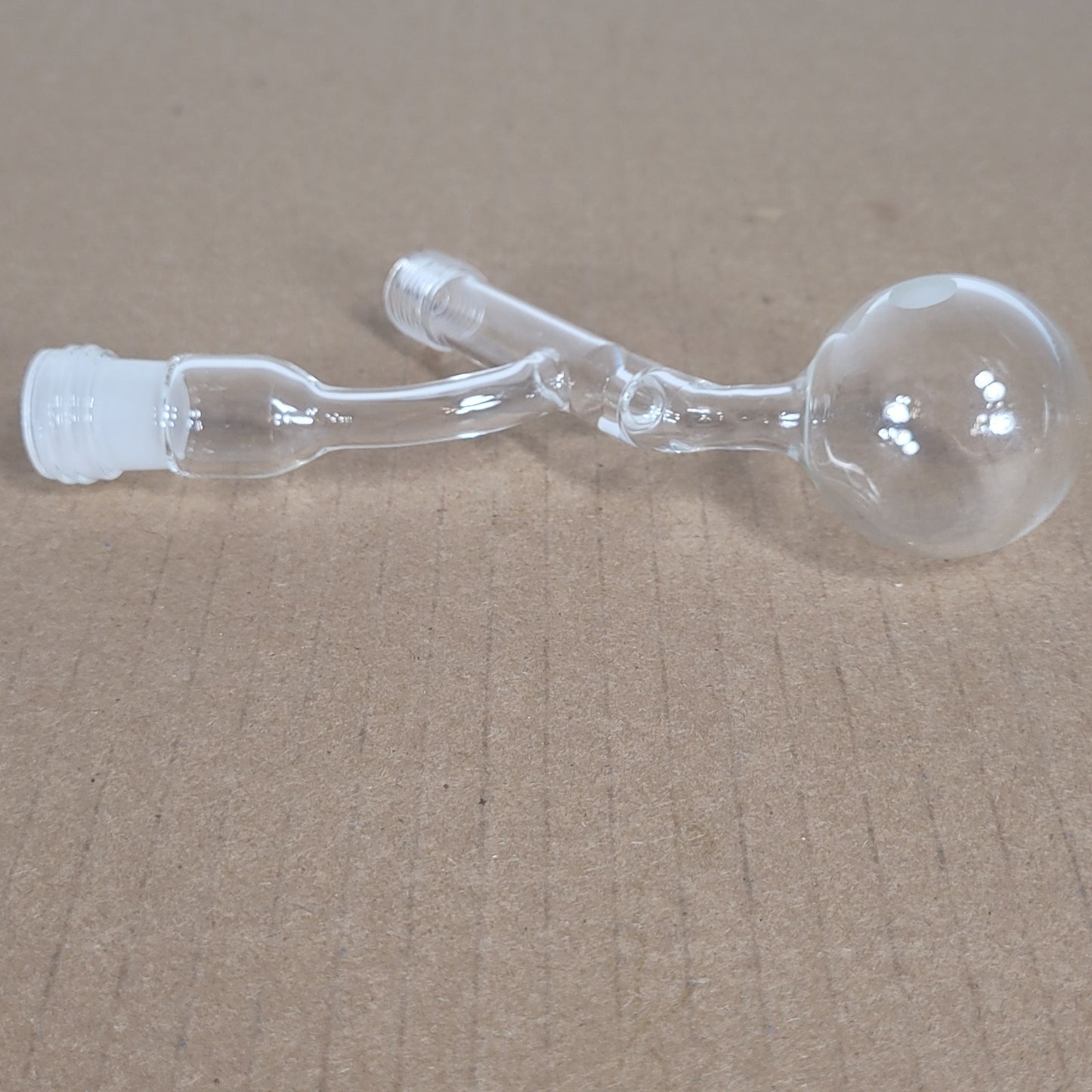 Chemglass Schlenk Distillation Bulb 25mL 14/20 CN Threaded Plunger Side Arm