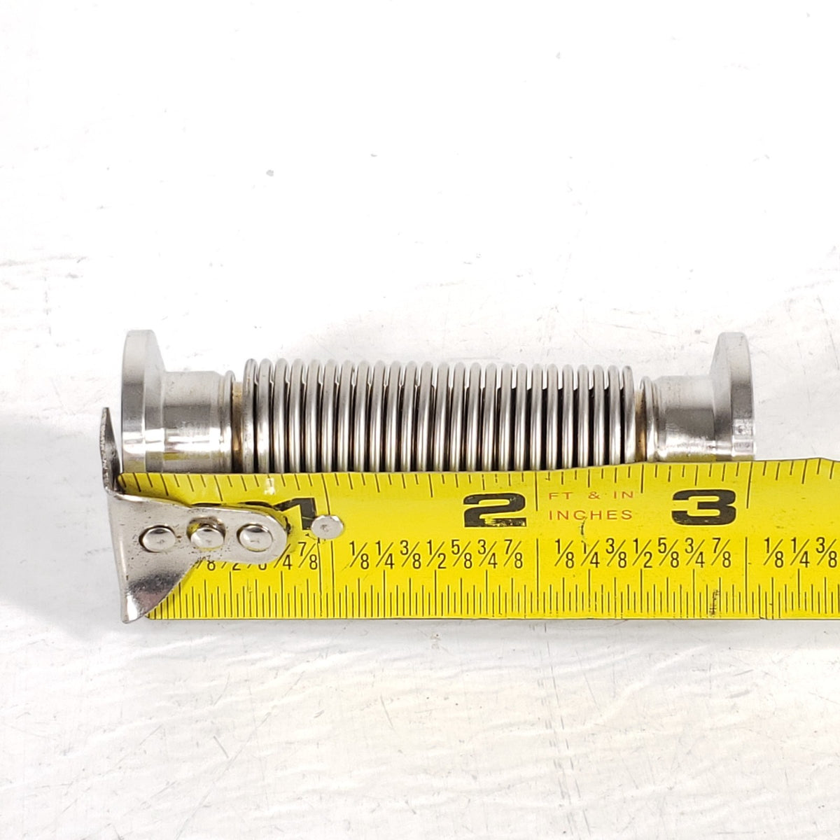 KF16 to KF16 NW16 3" Stainless Steel Flexible Vacuum Bellows Hose Coupling