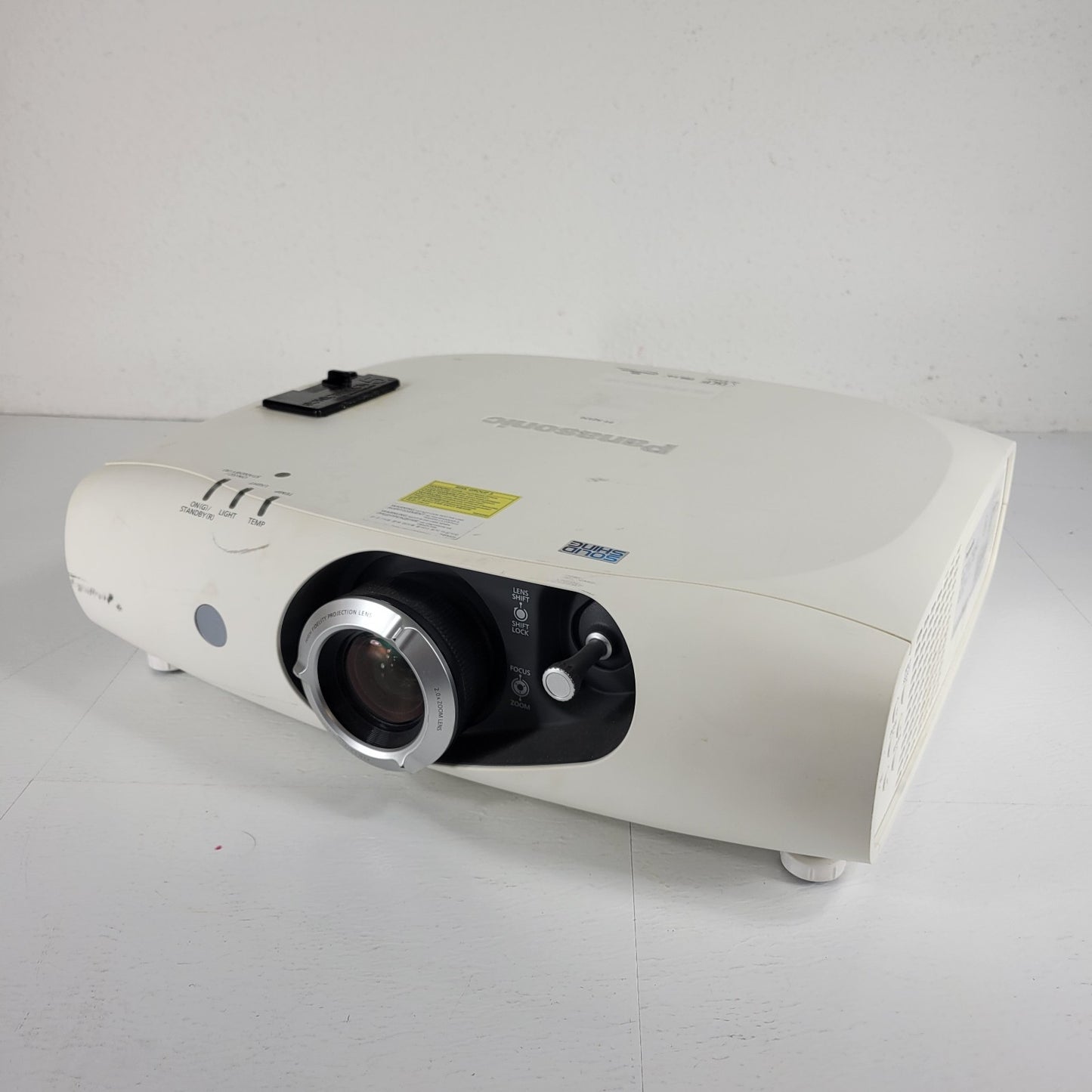 Tested 3395 Lamp Hours Panasonic PT-RZ370 Projector 1080p 3500 Lumen DLP HDMI