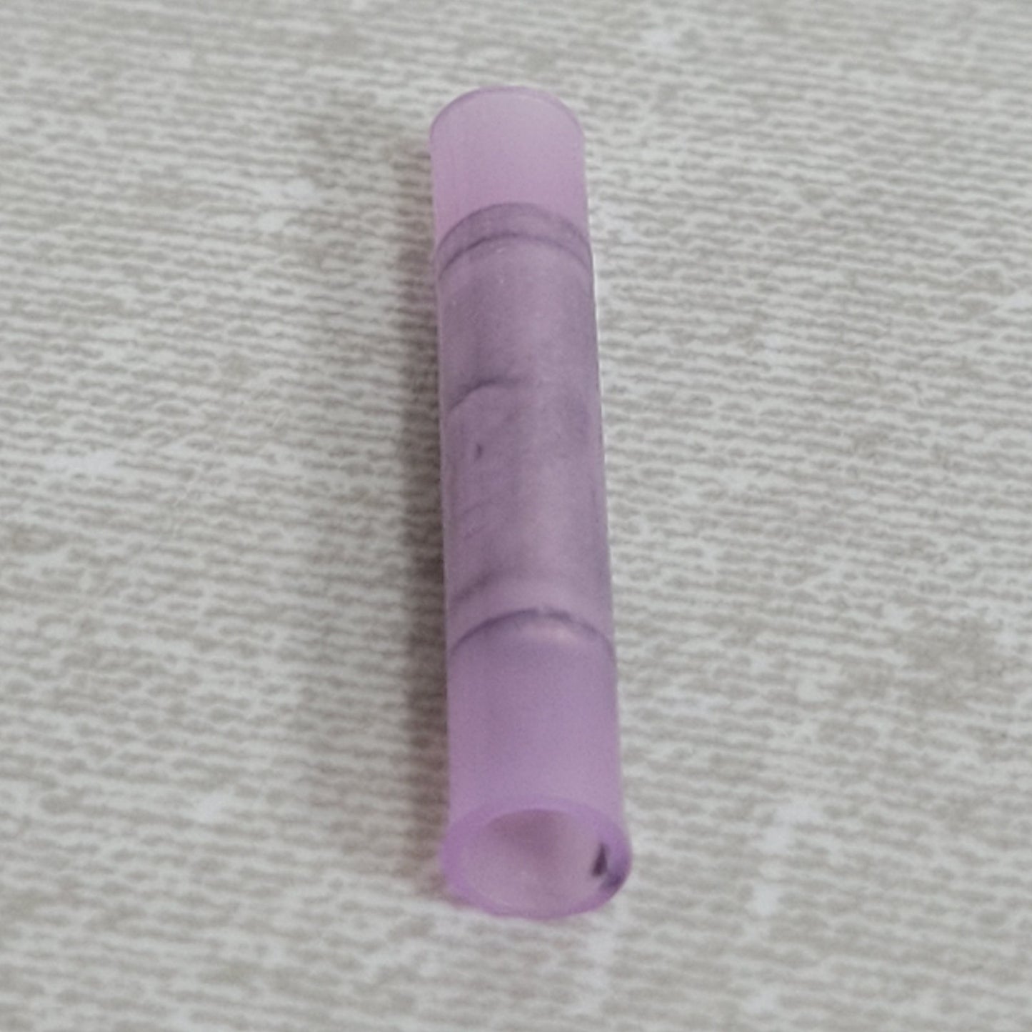 100PCS Heat Shrink Waterproof Wire Connectors Butt Terminals 22-18AWG Purple