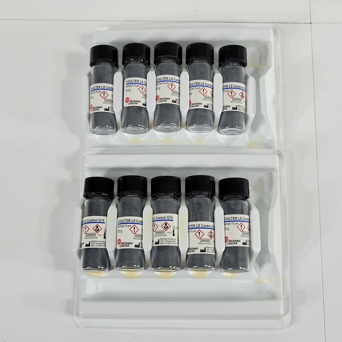 Beckman Coulter 7800370 G15 15µm Control Standard LS 13 320 10x0.5g
