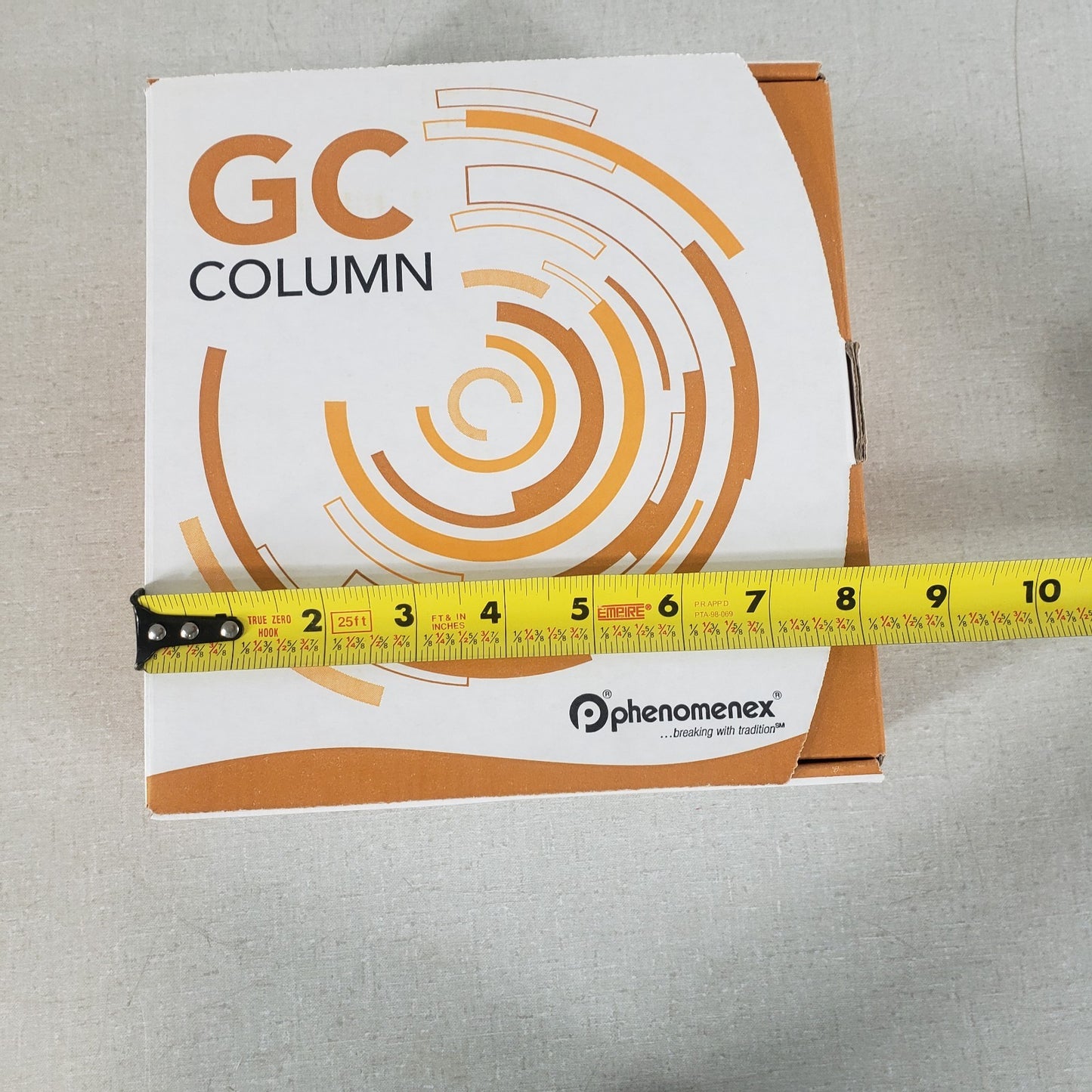 Phenomenex Zebron 7MG-G001-17 Capillary GC Column 100 Meters Length 0.25 mm I.D.