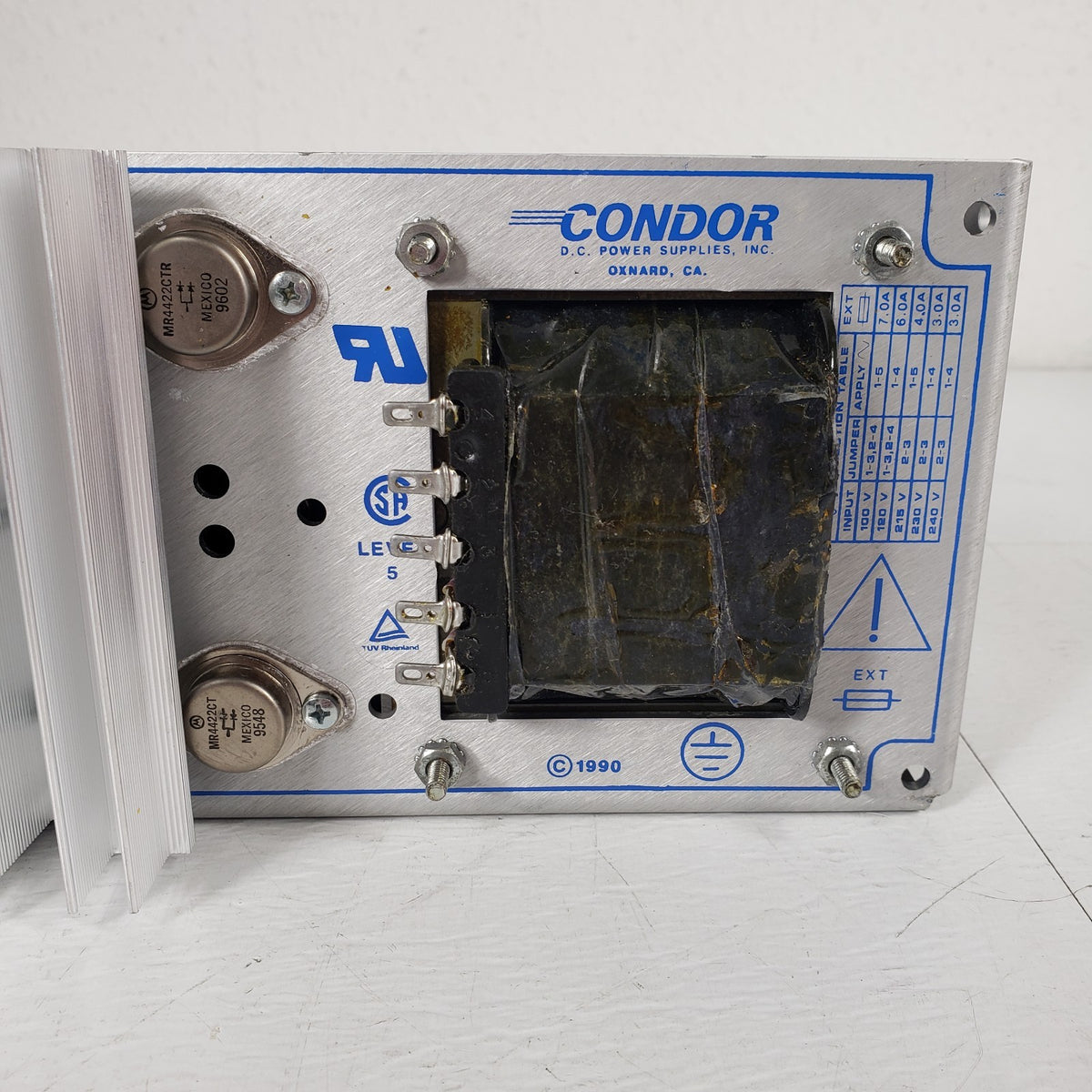 Condor F24-12-A+ Linear Power Supply 24VDC 12A 288W Open Frame AC/DC