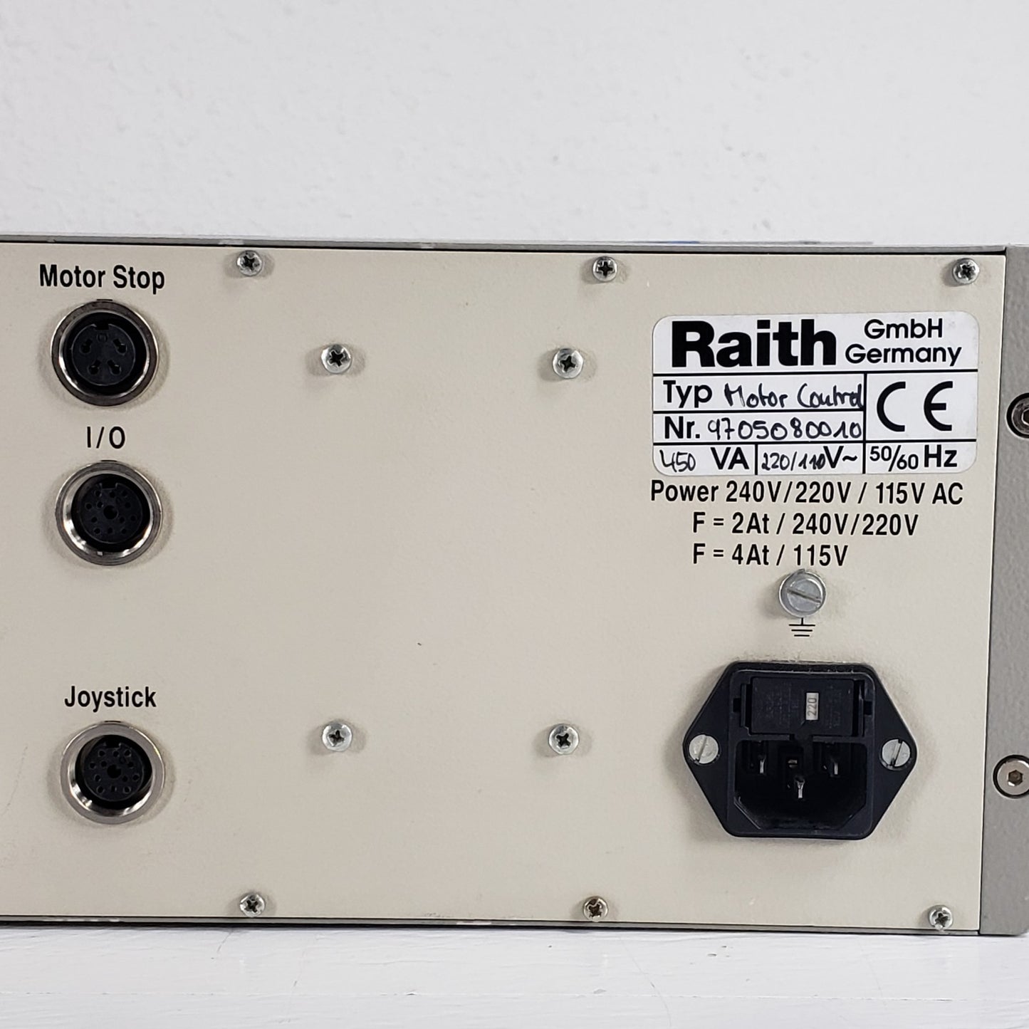 RAITH ESCOSY 6109 High-Vacuum CNC Stage Controller w/Multiaxis Manipulator Motor