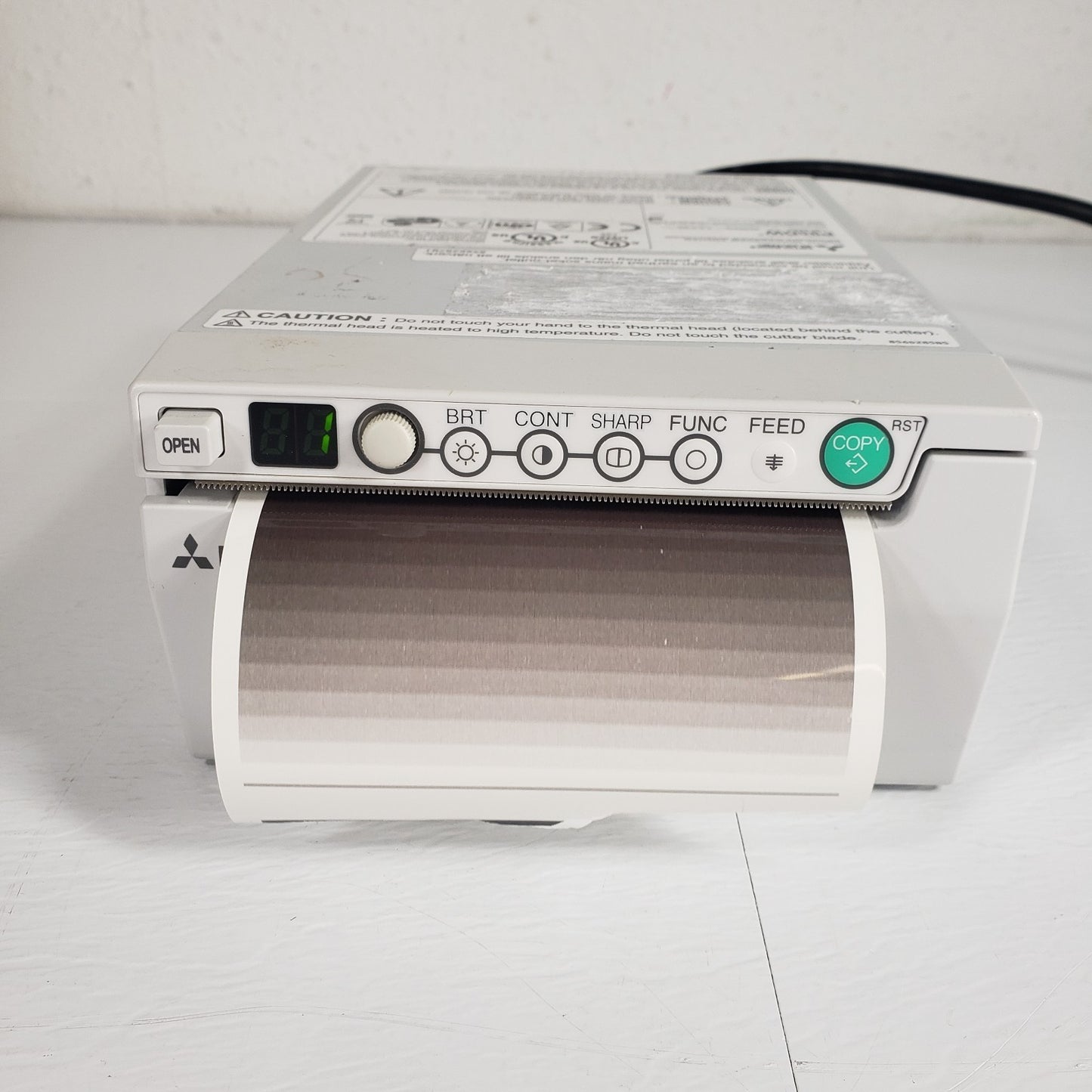 MITSUBISHI P95DW Digital Monochrome Printer with USB Type-B, No Power Cable