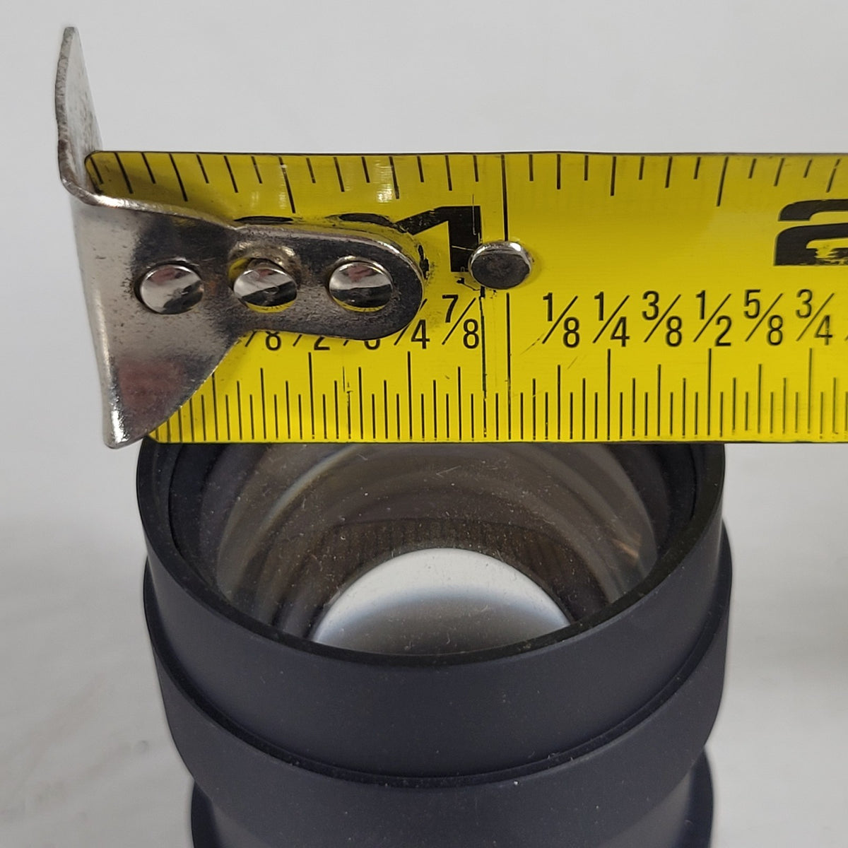 Unbranded 5209432 Optical Lens  1.5" OD 1.75" Height Large Convex Glass Lens