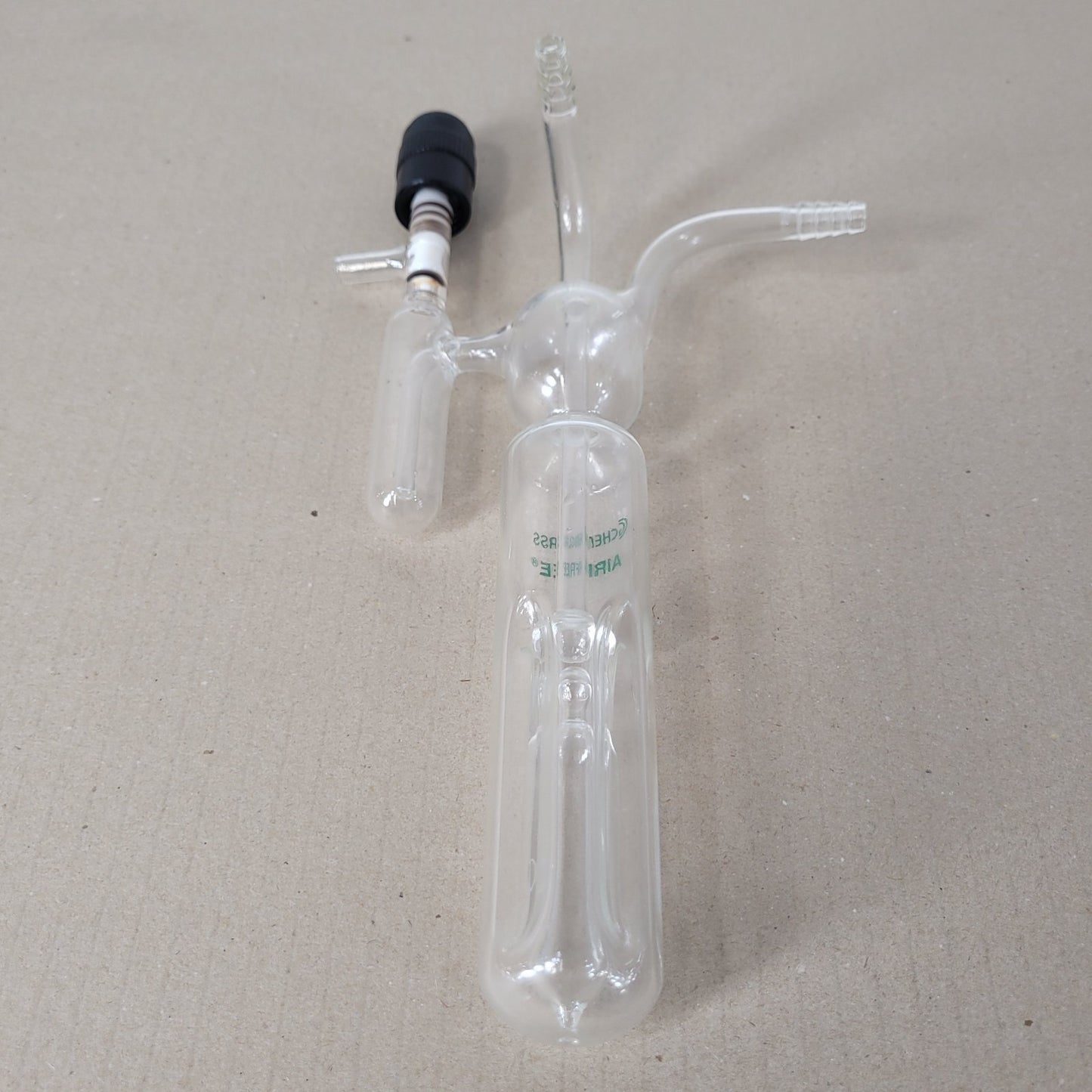 Chemglass AF-0512-01 Airfree Lafler Style Pressure Release Shlenk Bubbler