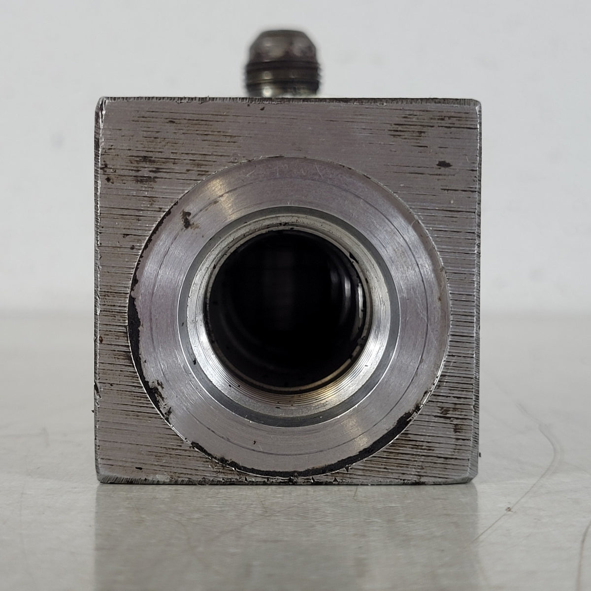 Industrial Hydraulic Oil Fluid Distribution Manifold Block w/ Fittings Hardware