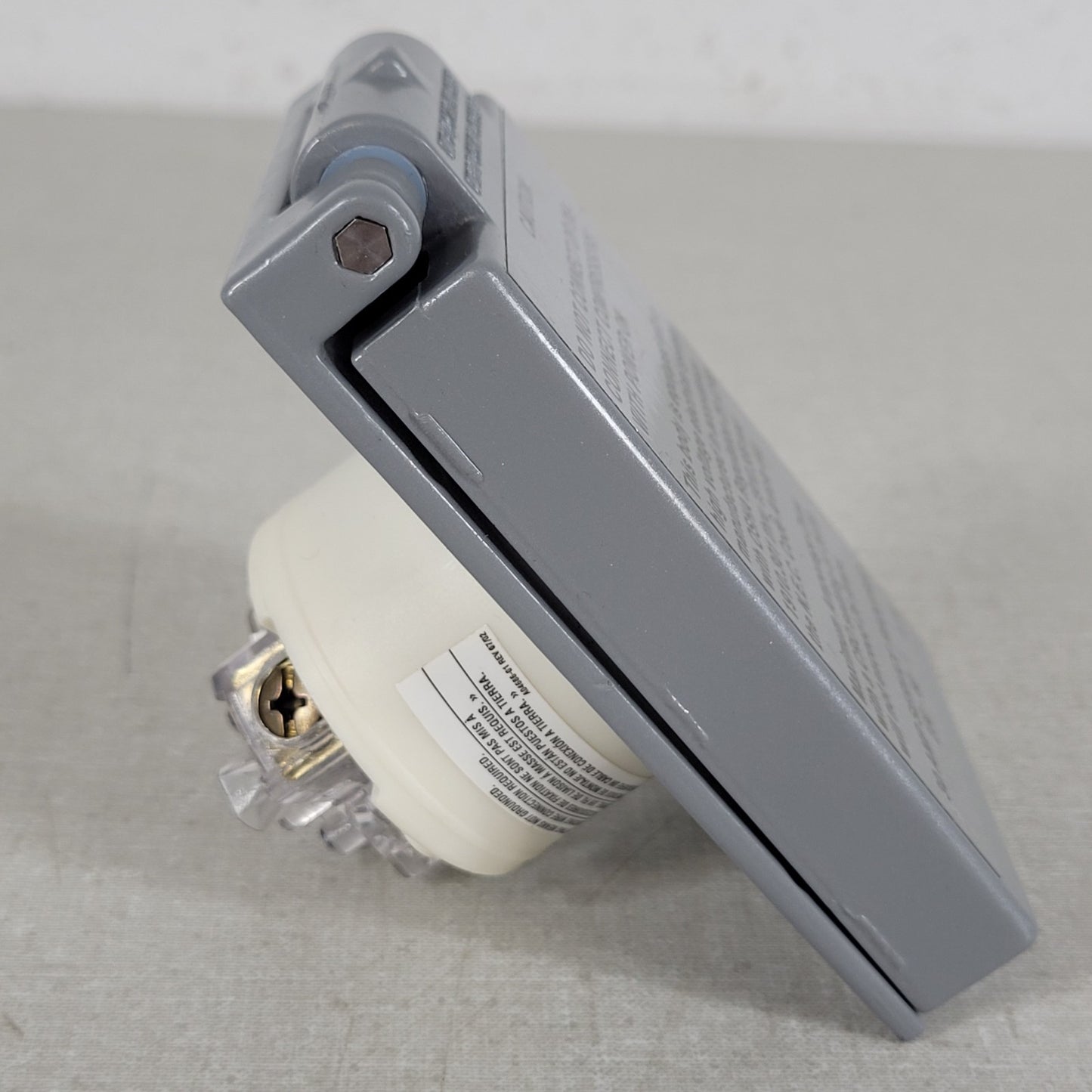 17388AAA 30A 230V Industrial Compressor Electrical Outlet Box FD FS Mount Gray