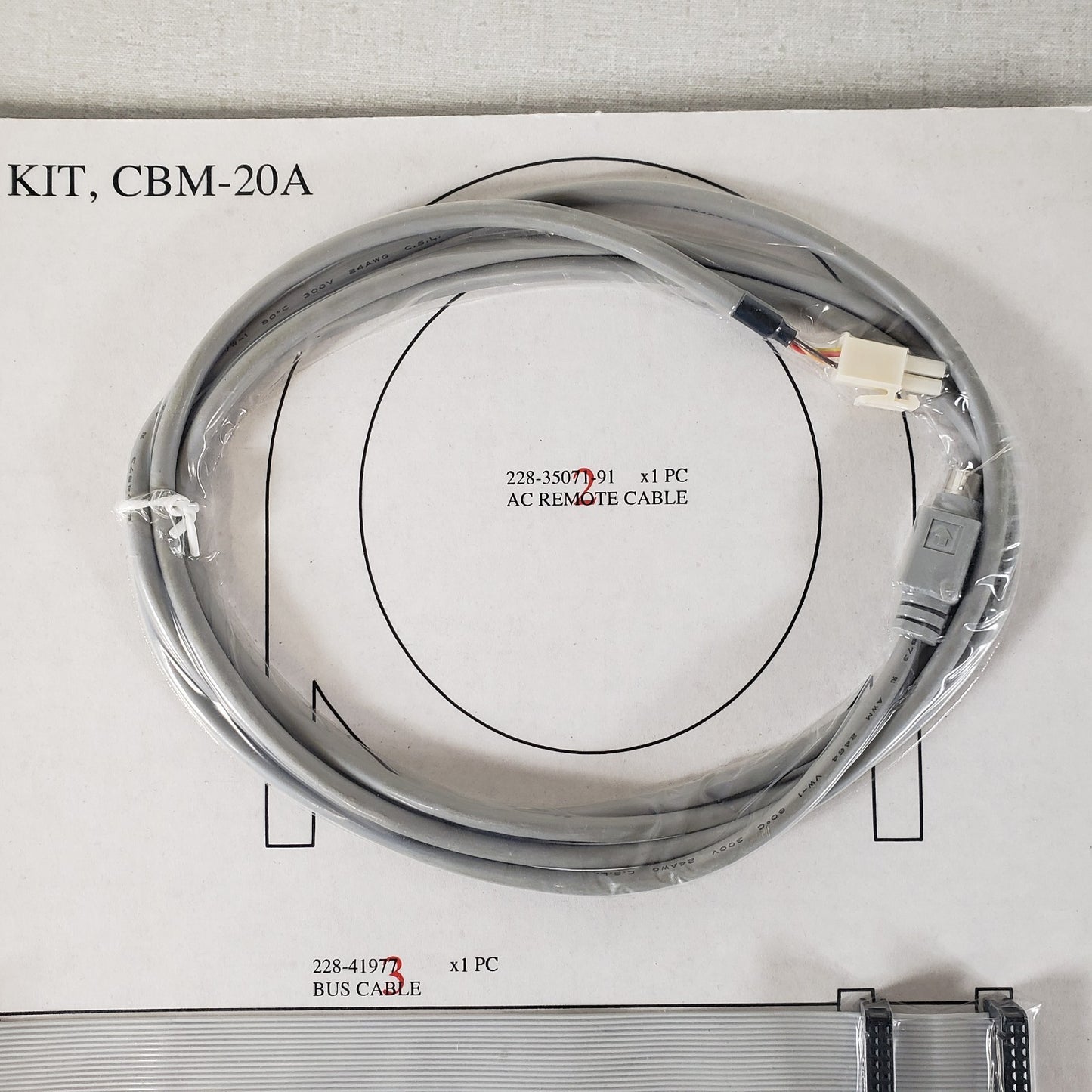 Incomplete Shimadzu 460-08783 Rev B CBM-20A Accessory Kit Missing Parts