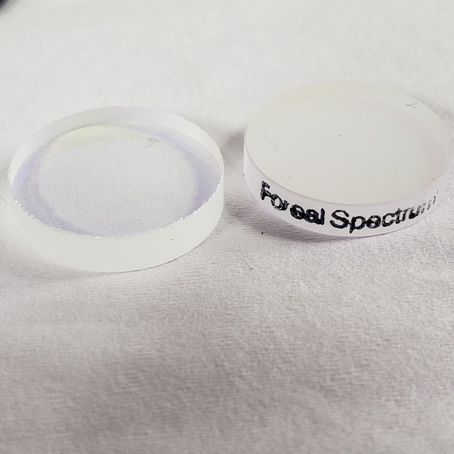 Lot of 2 Spectrum 685LP 5/8" Optical Longpass Filters 685nm Flow Cytometry