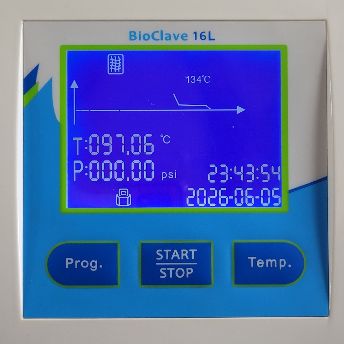 TESTED Benchmark BioClave STE-16M 16L Benchtop Steam Sterilizer Autoclave
