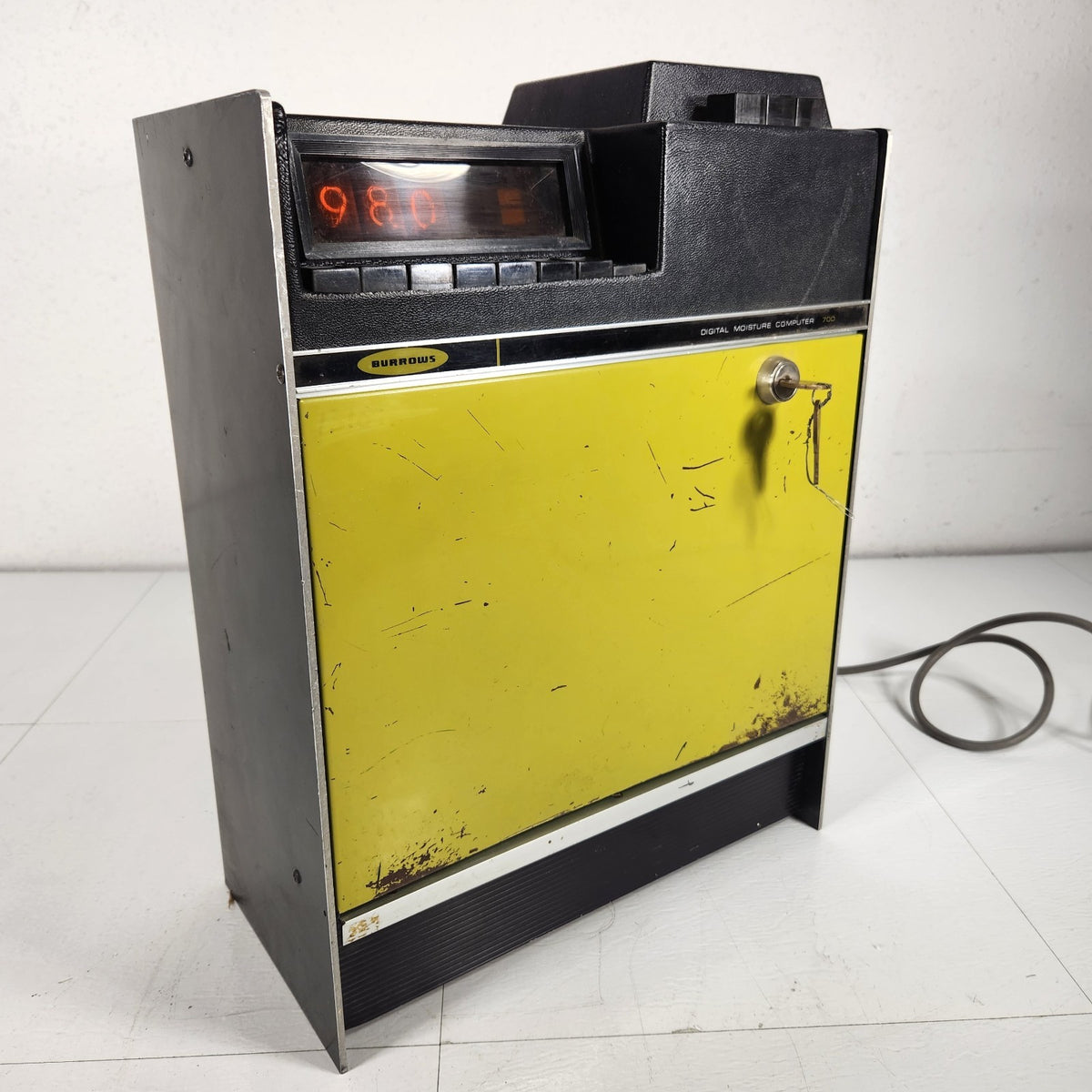 Burrows Model 700 Digital Grain Seed Moisture Tester Computer Vintage