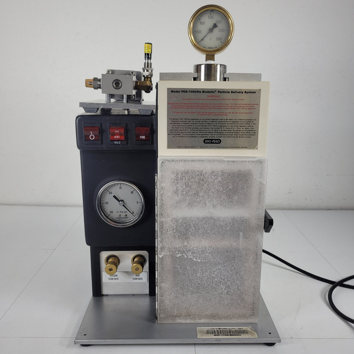 TESTED Bio-Rad PDS-1000/He Biolistic Particle Delivery System Gene Gun