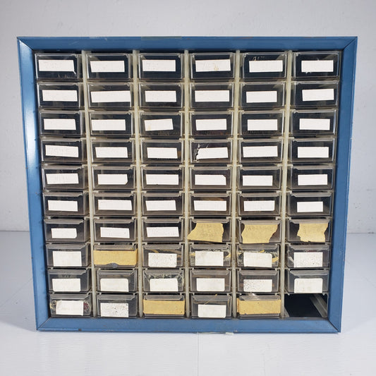 Vintage 7400 TTL CMOS Logic IC Chips Lot SN7400 SN7402 Akro-Mils Parts Bin