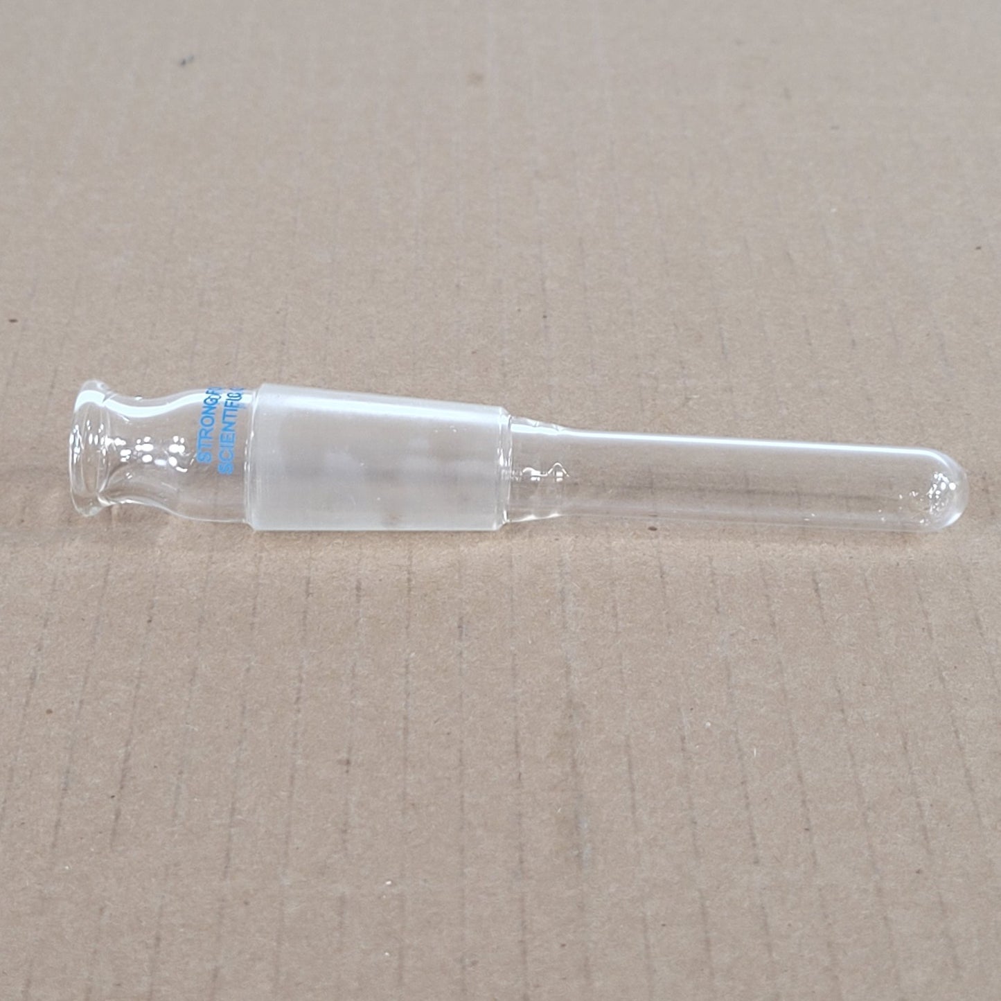 Set of 2 Unbranded Glass Thermometer Adapters 24/40 Outer Joint 145/155mm Height