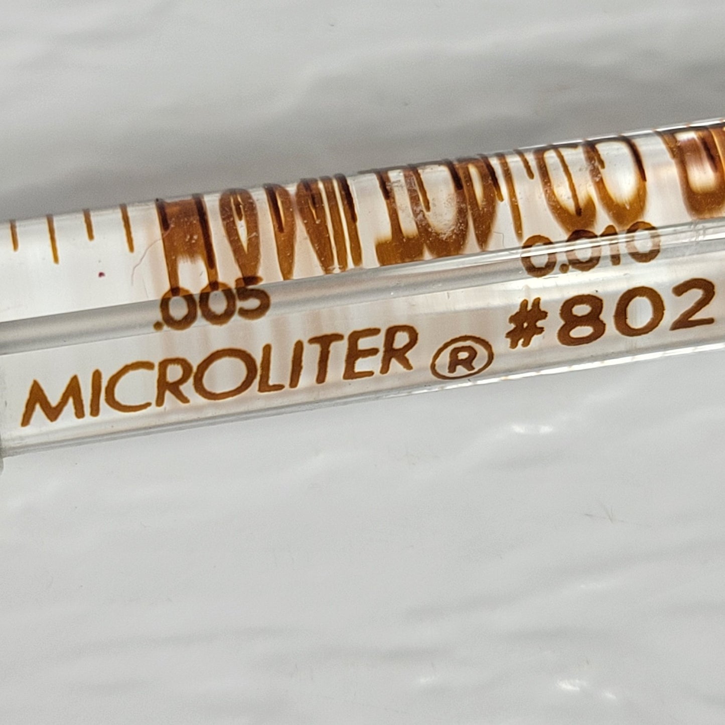 HAMILTON 84816 MICROLITER #802 0.025ml/25μl Srng Waters U6K