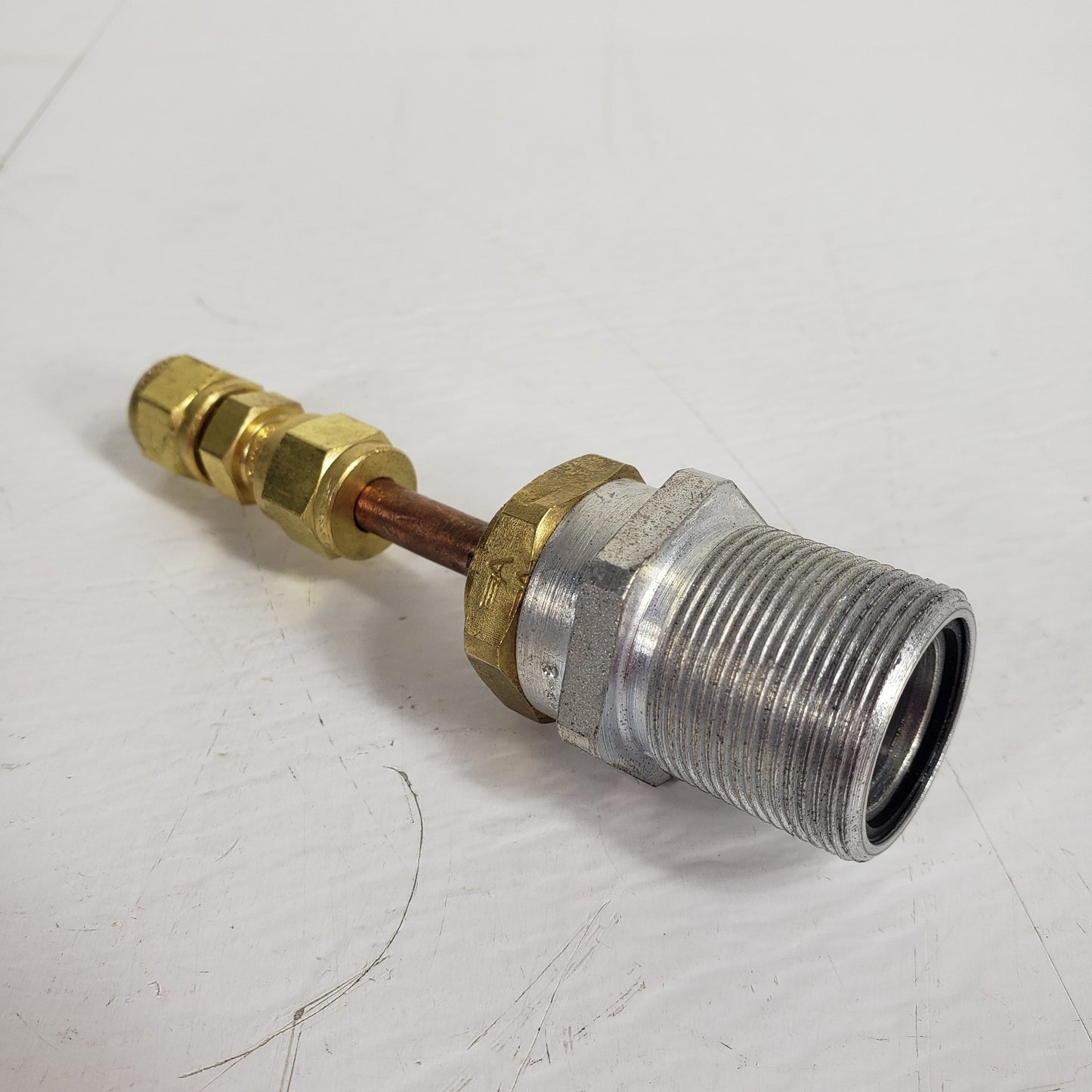Danfoss Hansen 5400-S2-8 1/2in Refrigerant Coupler Male to 1/4in Swagelok