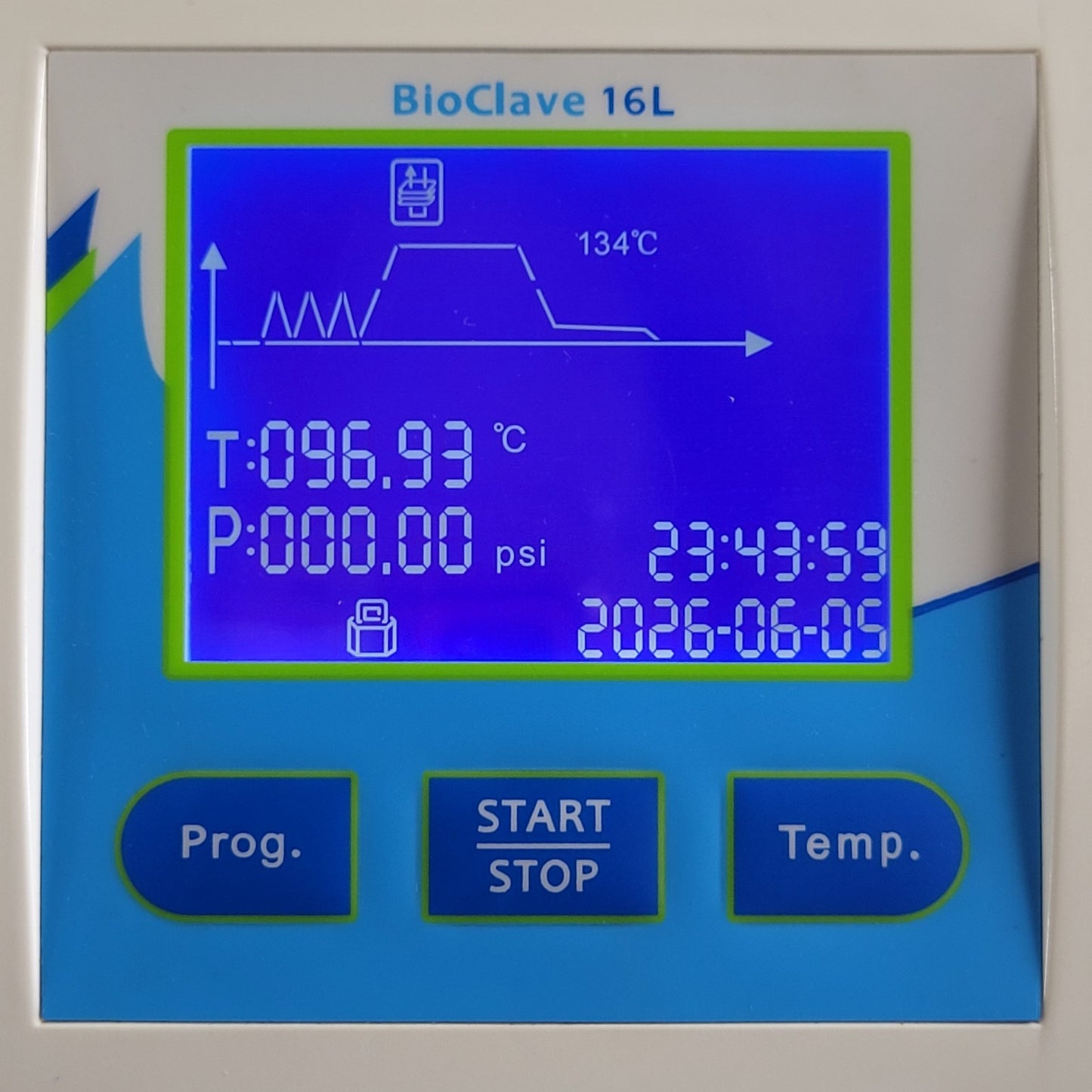 TESTED Benchmark BioClave STE-16M 16L Benchtop Steam Sterilizer Autoclave