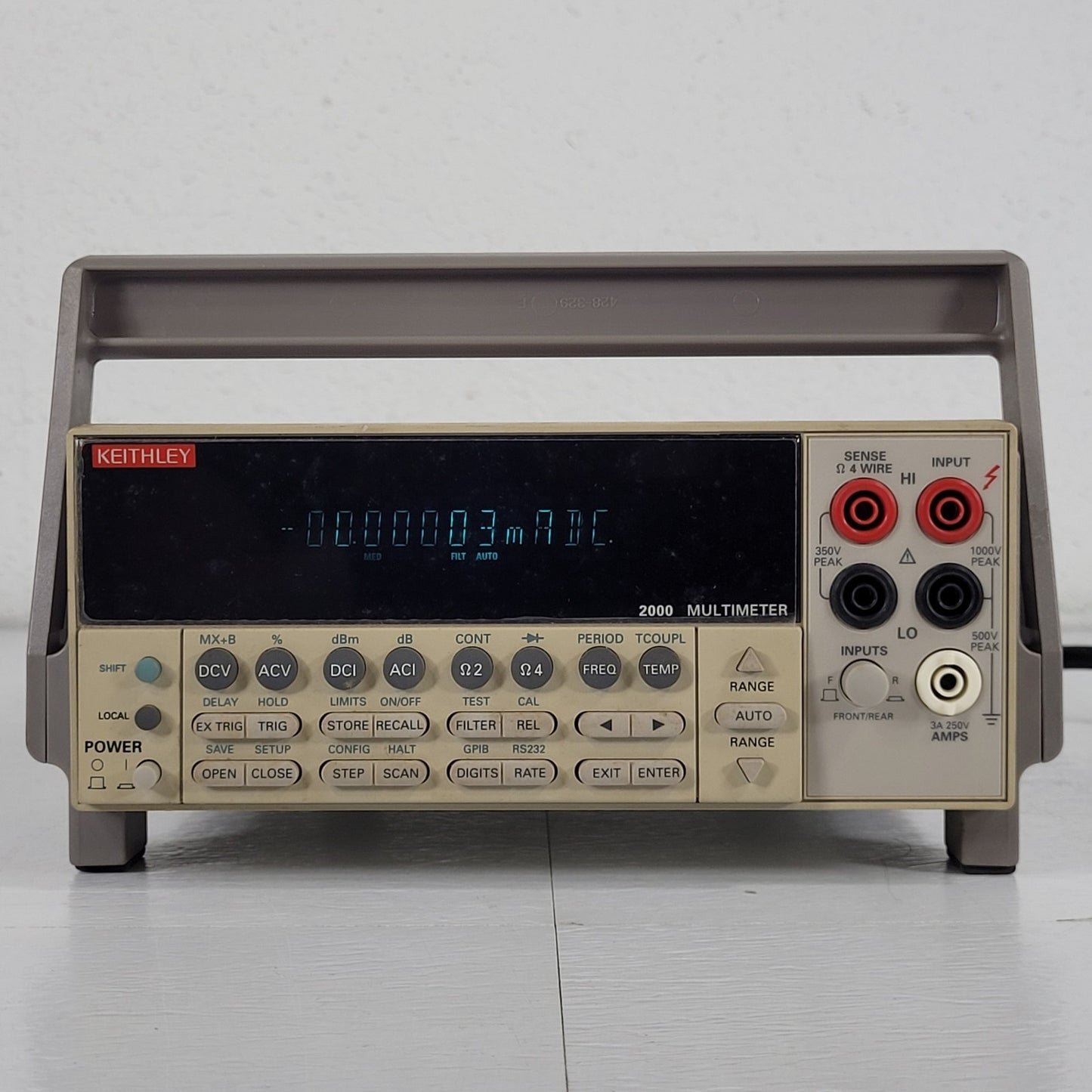TESTED Keithley 2000 6.5-Digit Bench Digital Multimeter DMM GPIB RS-232