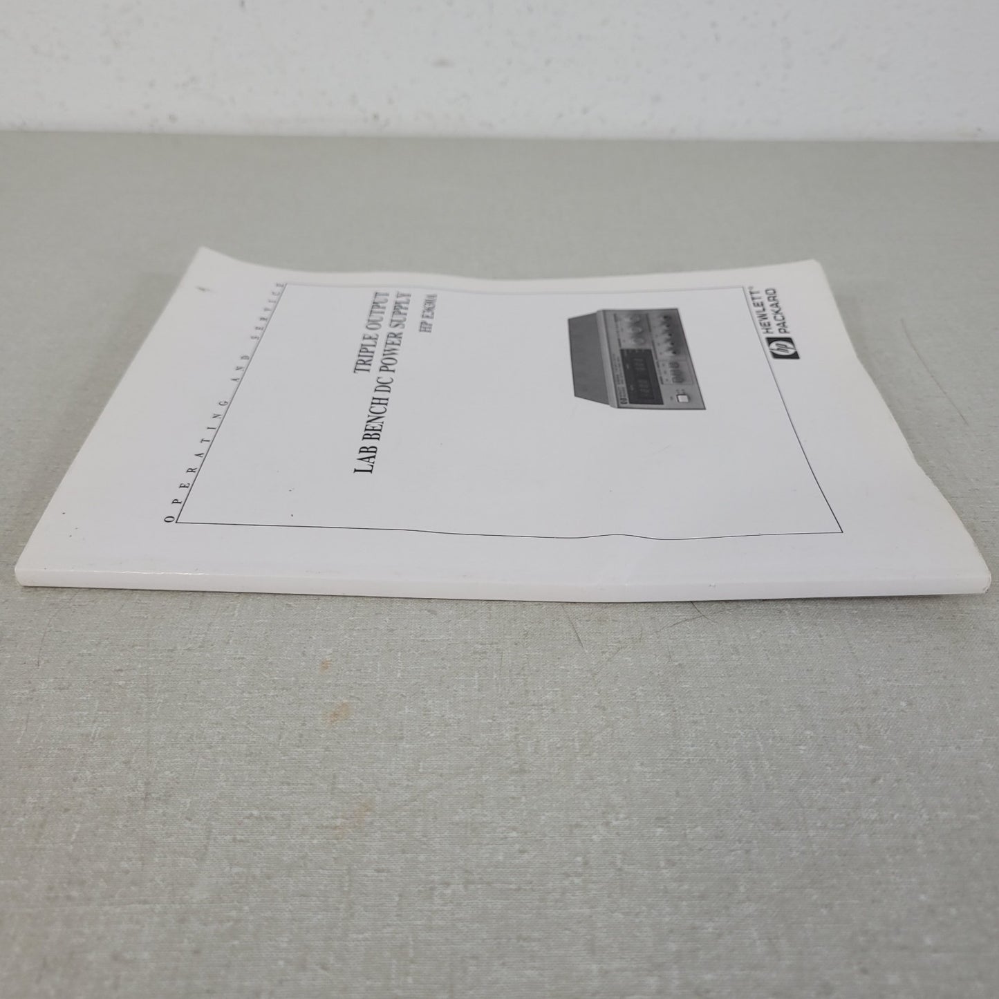 HP Agilent E3630A Triple Output DC Power Supply Manual 5959-5329 1993