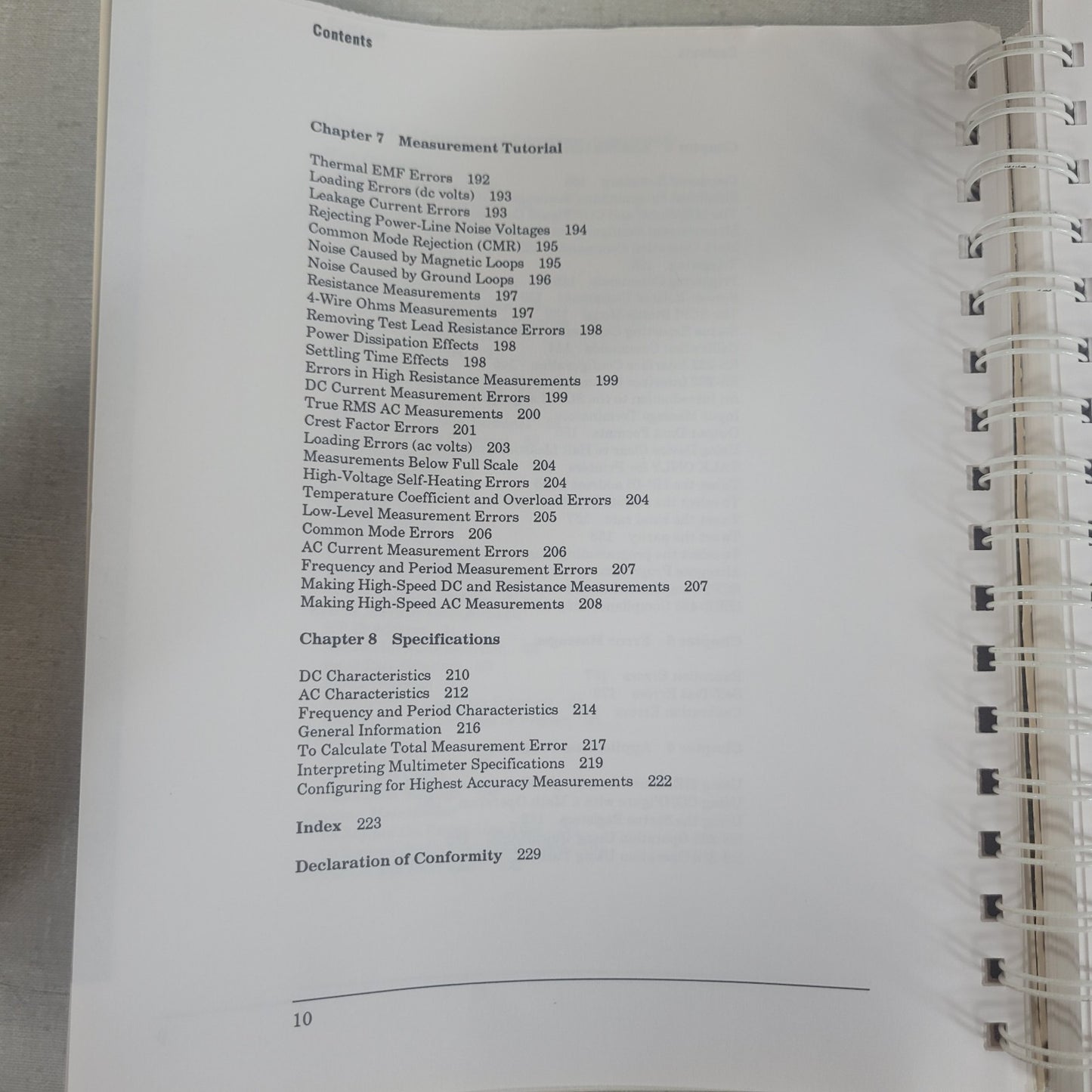 HP 34401A Digital Multimeter User's Guide Manual 34401-90003 Hewlett Packard OEM