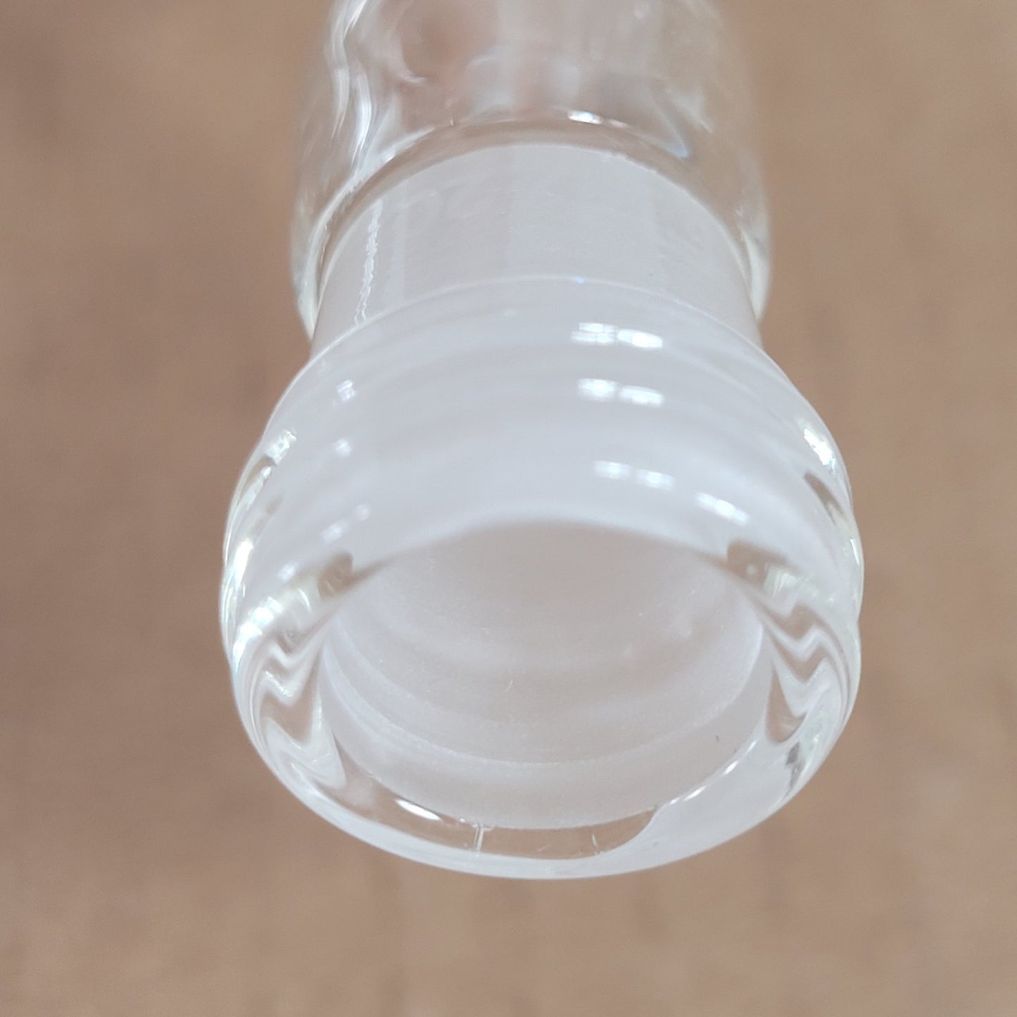 Chemglass Schlenk Distillation Bulb 100mL 14/20 CN SN Threaded Plunger Side Arm