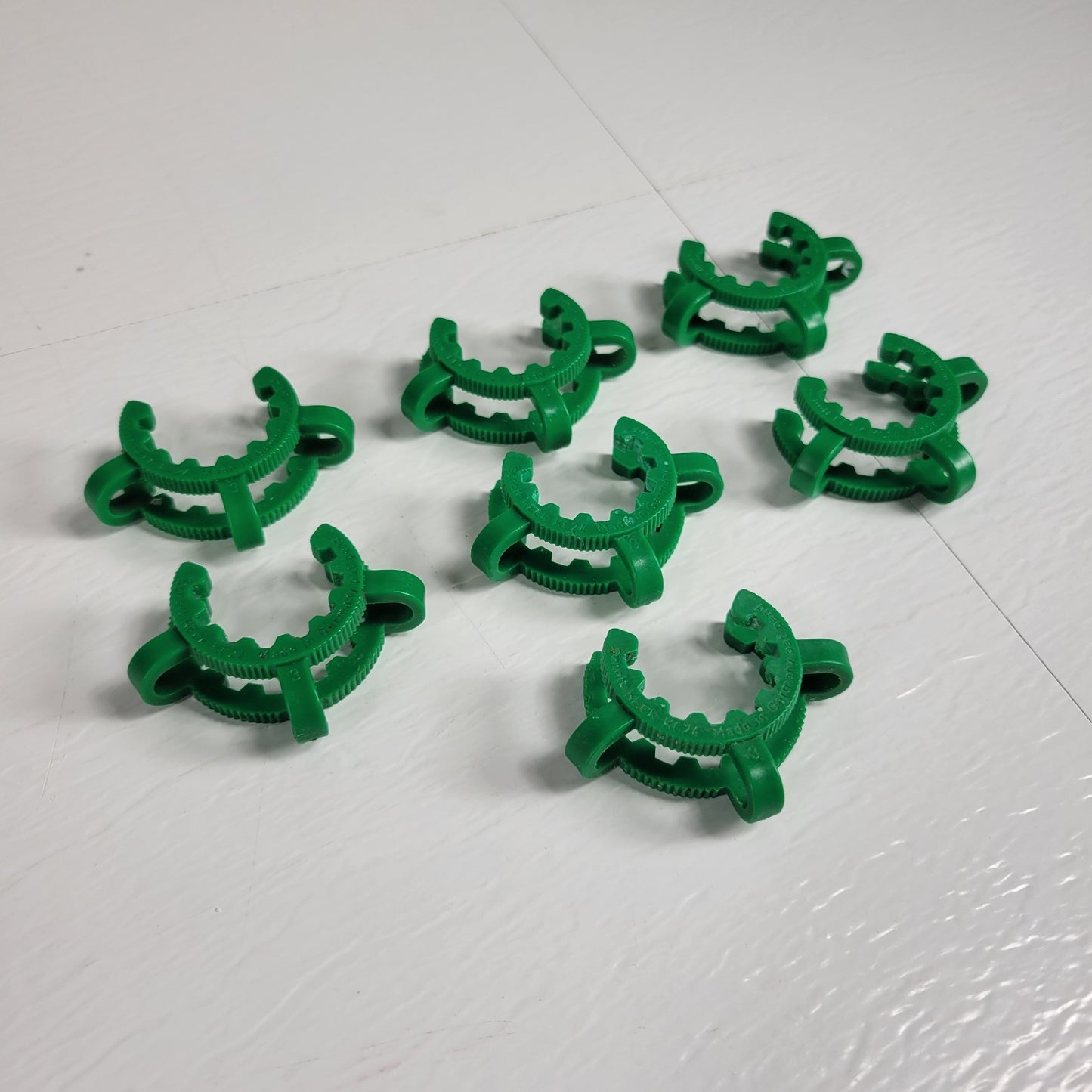 Pack of 7 SCHOTT DURAN KECK KC24 Green Clips for 24/29 24/40 Conical Joints