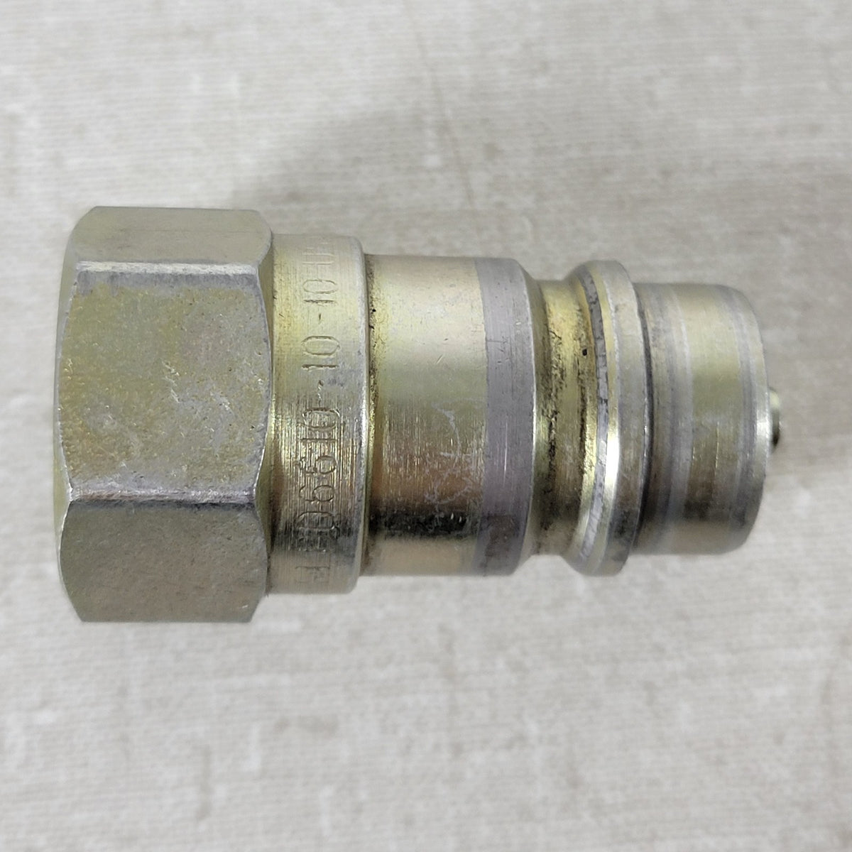 Parker 6610-10-10 1/2" Hydraulic Quick Connect Male Tip 7/8"-14 ORB 4000 PSI