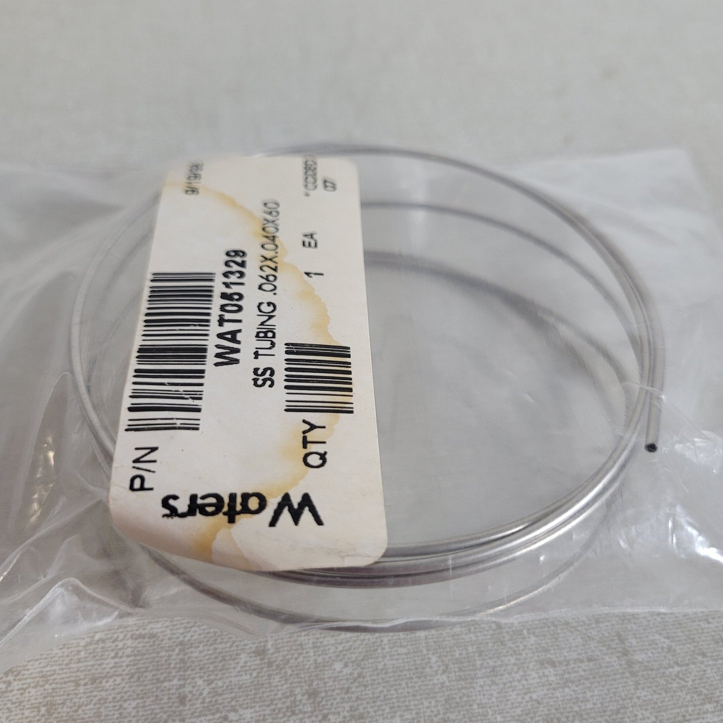 Waters WAT051329 Stainless Steel HPLC Tubing .062 x .040 x 60in In Package