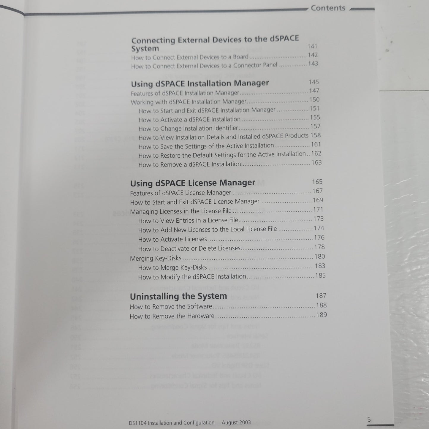 dSPACE DS1104 R&D Controller Board Installation Configuration Release 4.0 Manual