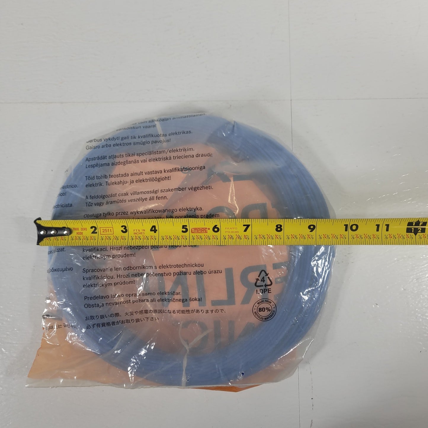 140 ft LAPP 15331050 ÖLFLEX TRAIN 331 600V 1x1 BU Blue Rail Wire Cable
