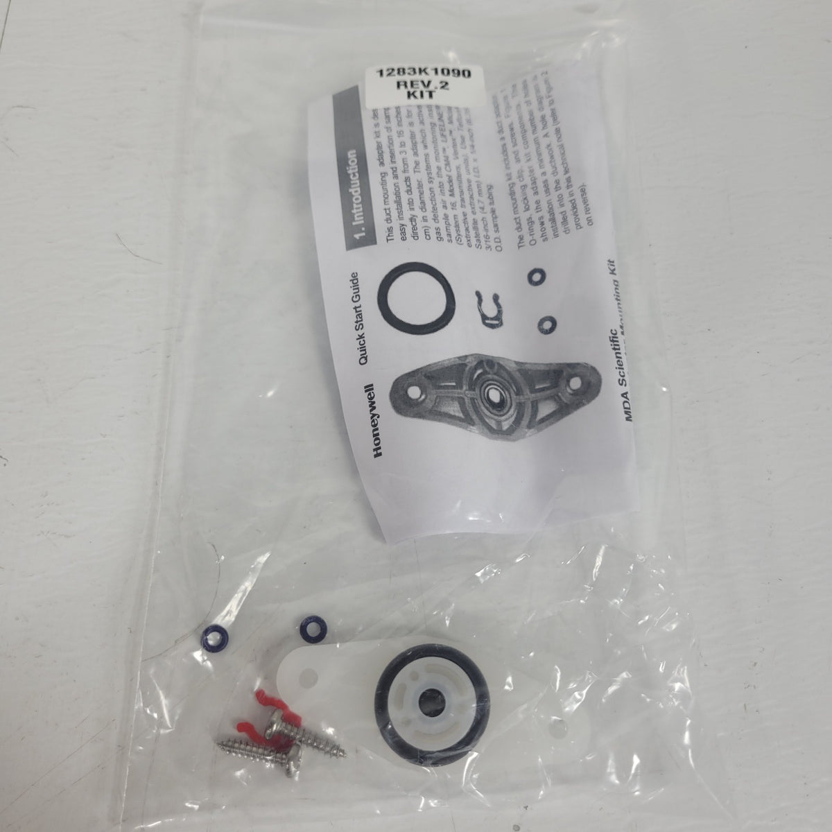 Honeywell MDA Scientific 1283K1090 Midas Duct Gas Sampling Adapter Kit Rev 2