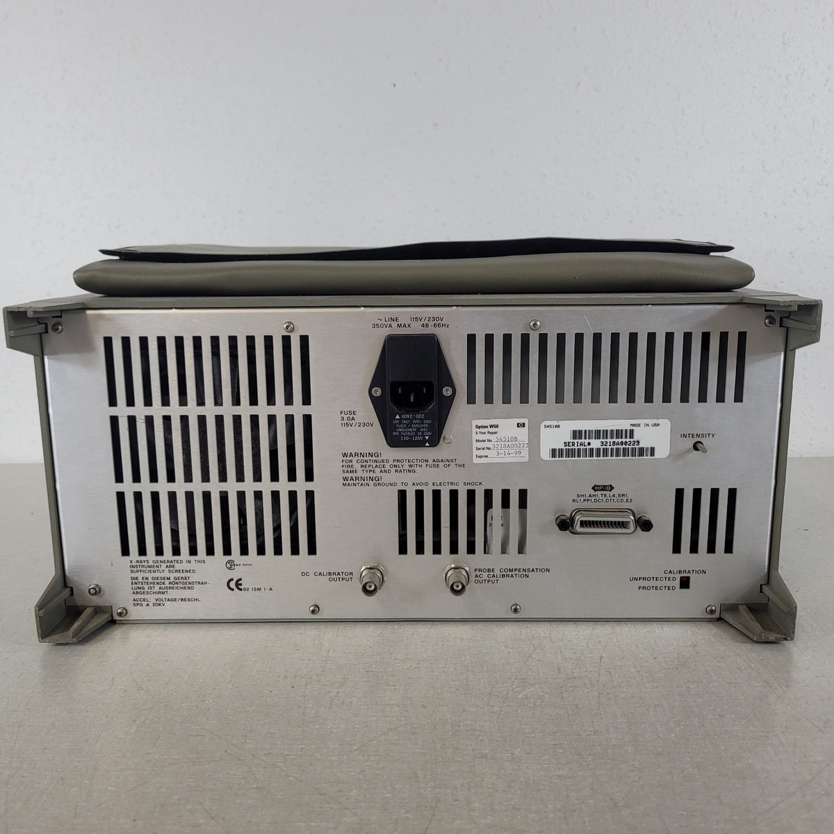 HP Hewlett Packard 54510B 300MHz 1GSa/s 2CH Oscilloscope TESTED WORKING