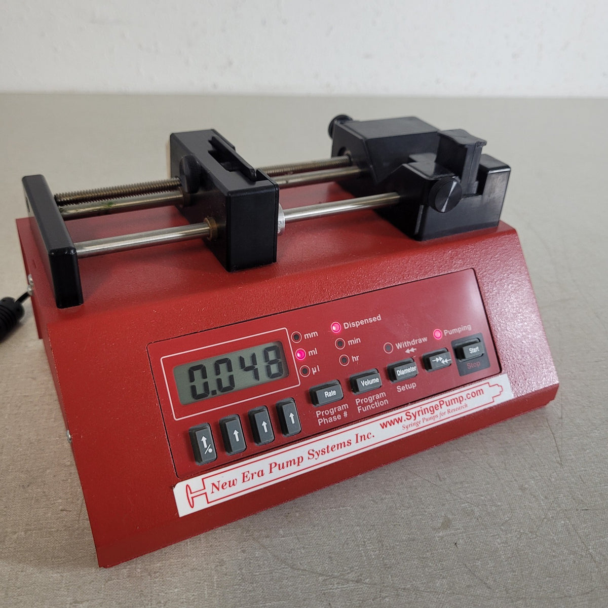 New Era NE-1000 Programmable Srng Pump Precision Lab Infuse Withdraw