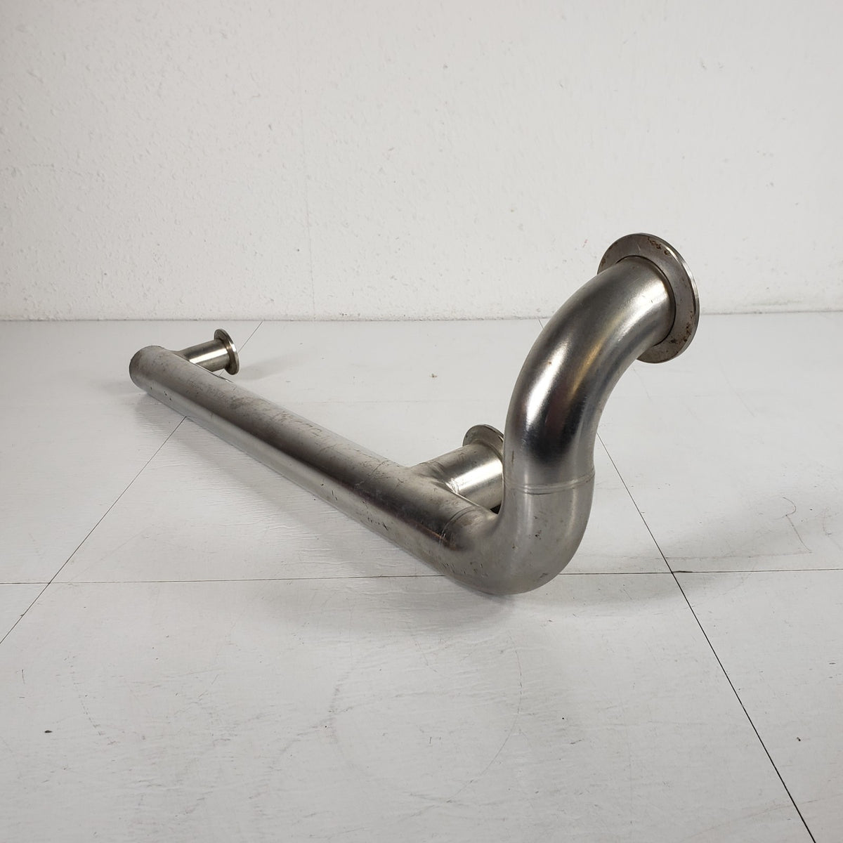 2x KF40 1x KF25 Stainless High Vacuum Manifold Elbow Tube 20.5" Open End