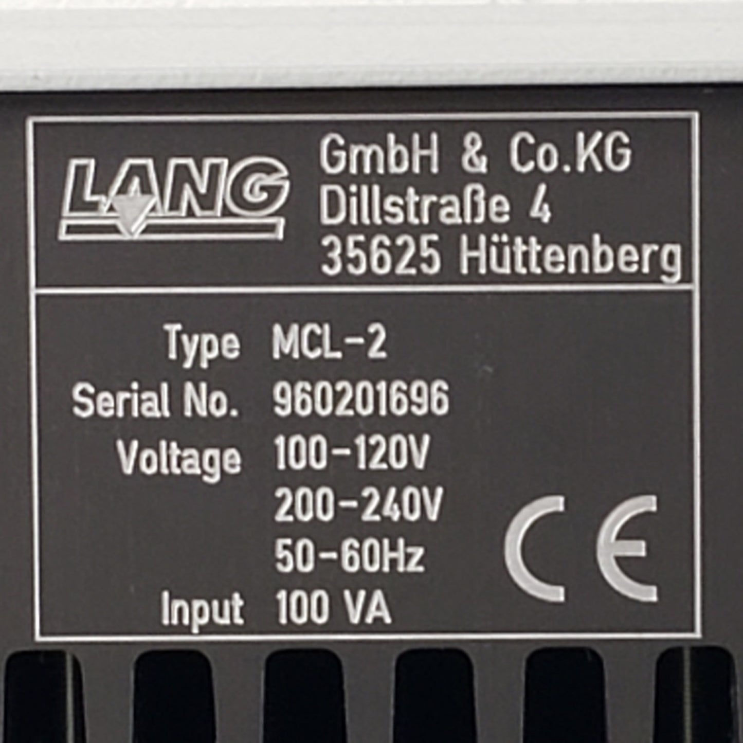 Lang GmbH MCL-2 Specialized Stepper Motor Controller 2-Axis 100-120/200-240V