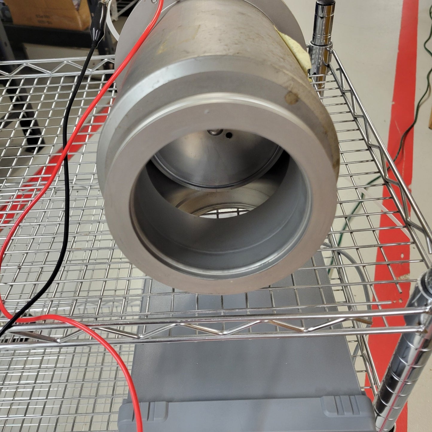 MKS HPS 155-1100P 4in ISO100 ISO-K 100 Pneumatic Vacuum Angle Valve 24VDC Tested