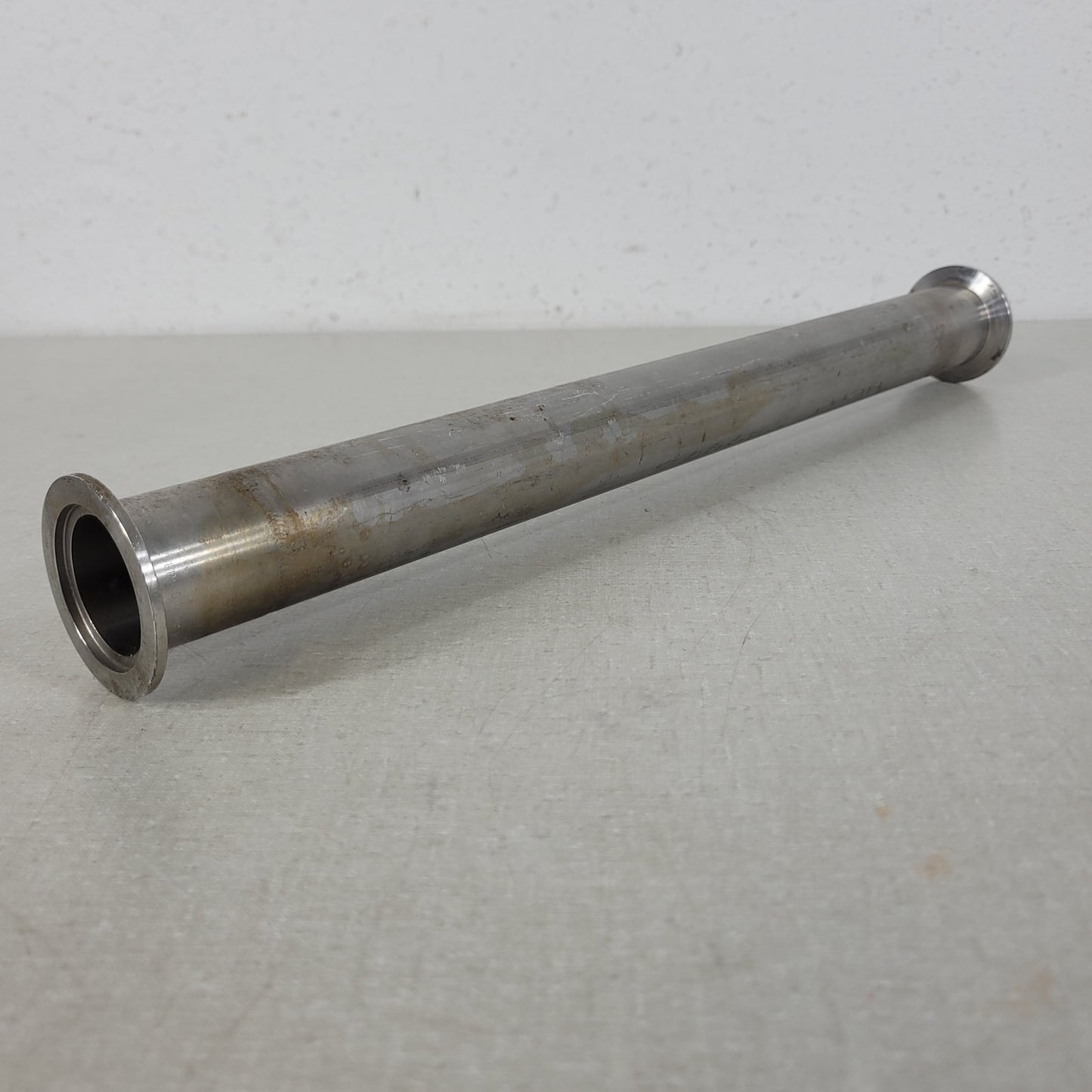 KF40 NW40 QF40 16.5" Full Nipple Straight Tube High Vacuum Stainless Steel