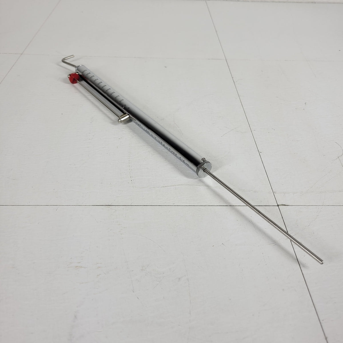 Chatillon 516-1000 1000g 2lb Mechanical Push Pull Force Gauge Spring Scale