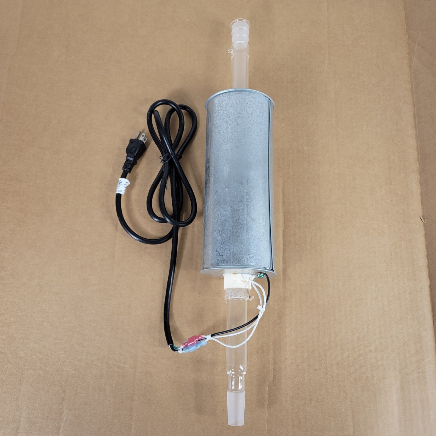 Custom Unbranded Electric Heated Glass Fractional Distillation Column 2' Tall