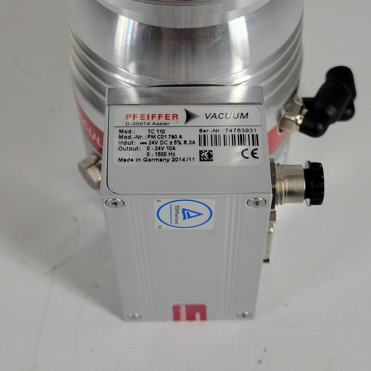 TESTED 1E-6 Torr Pfeiffer HiPace 80 PMP03940A TC110 Turbo Pump DN63 ISO-K