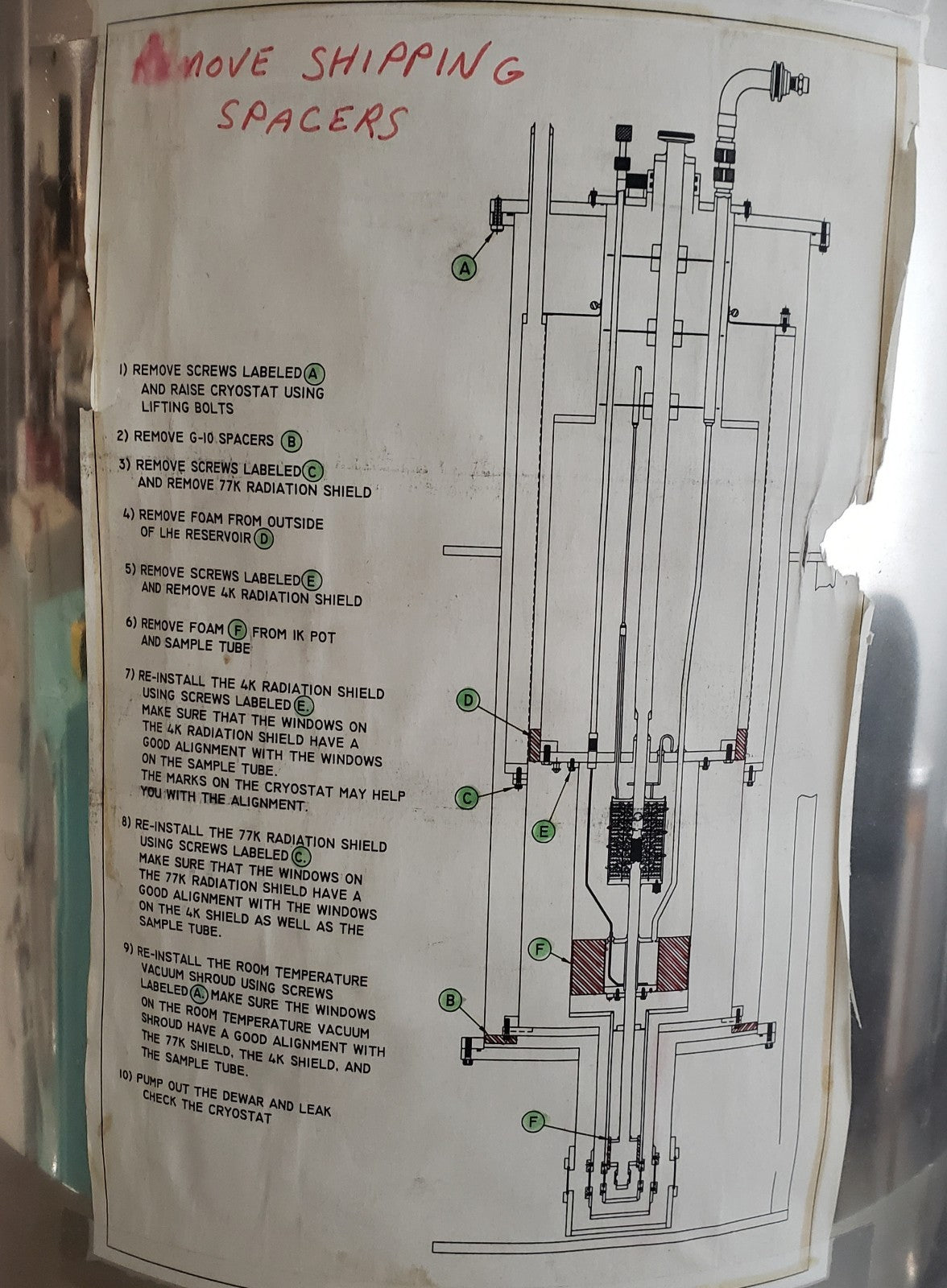 Janis Research HE-3-TLOSL Top Loading Ultra-Low Temp Helium-3 Cryostat System