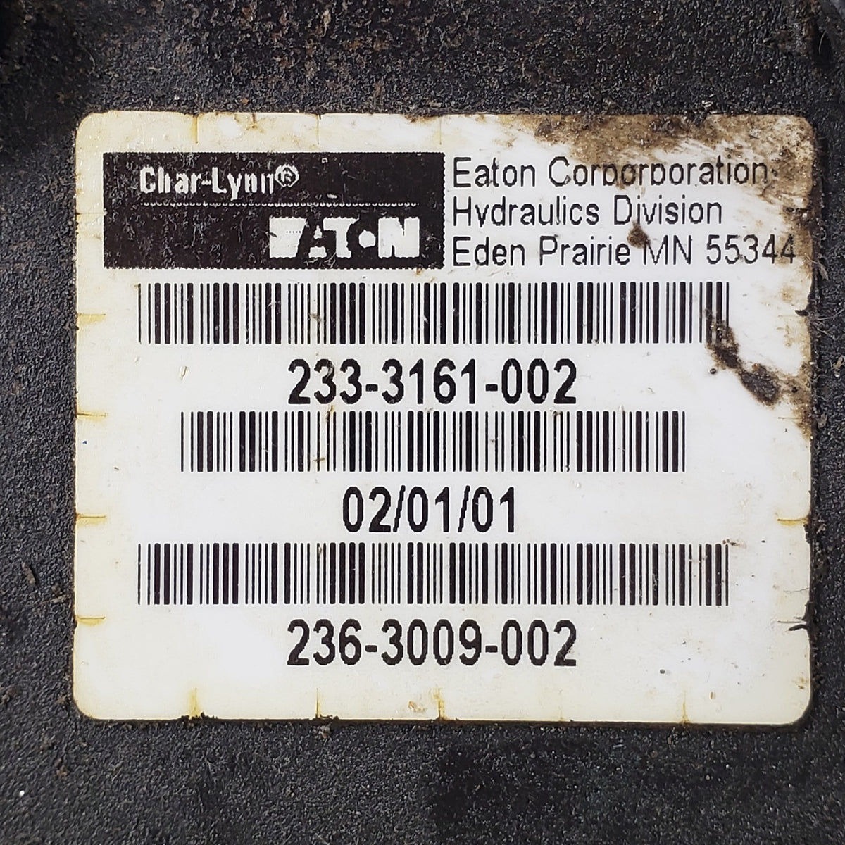 Untested Eaton Char-Lynn 236-3009-002 Hydraulic Steering Control Unit Series 20