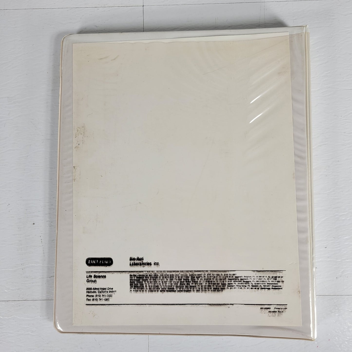 BIORAD GLYCO Doc Gel Imaging System Instruction Manual 170-6555 to 170-6559