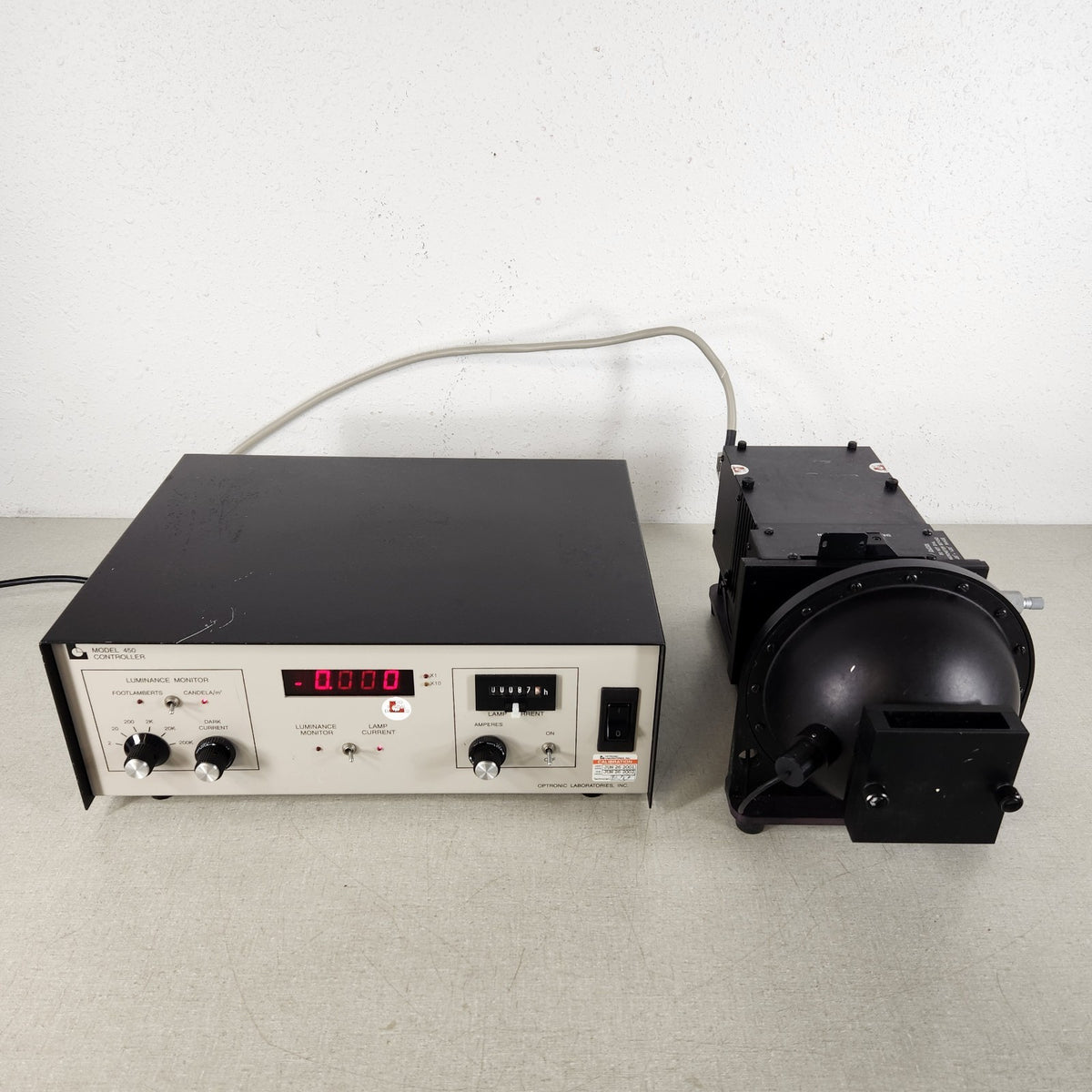 TESTED Optronic Labs 450 Controller 455-6-1 Luminance Calibration Source