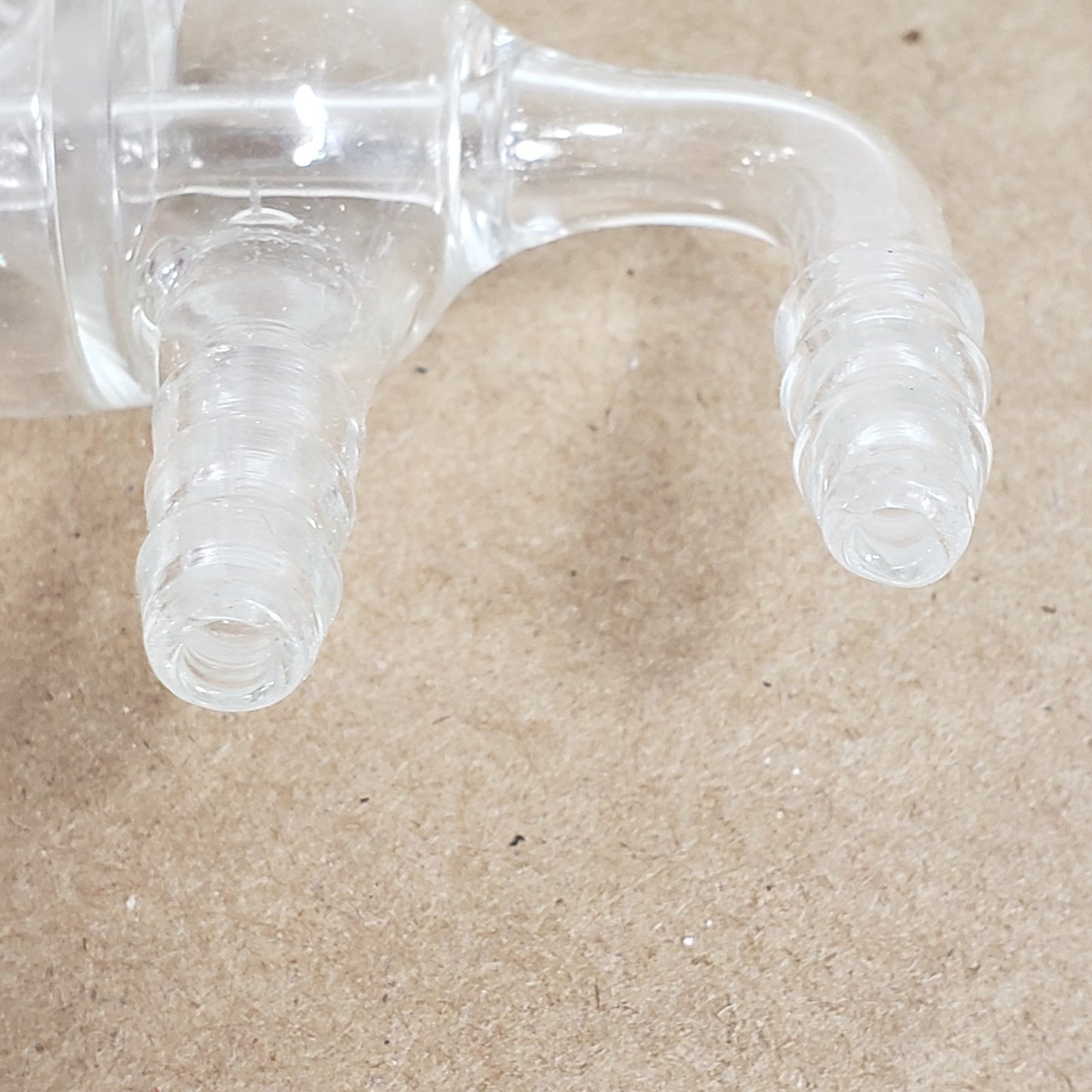 Unbranded Glass Vacuum Sublimation Cold Finger Head 24/40 Joint & Hose Fittings