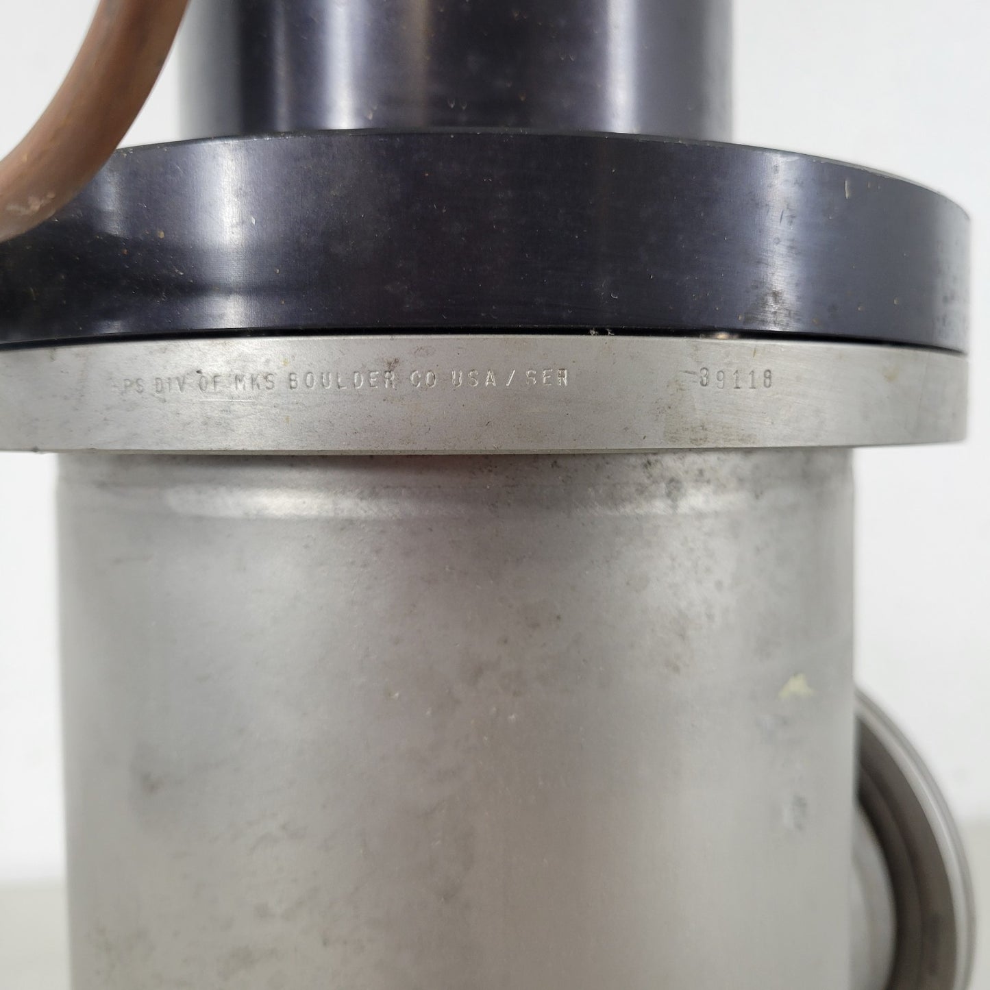 MKS HPS 155-1100P 4in ISO100 ISO-K 100 Pneumatic Vacuum Angle Valve 24VDC Tested