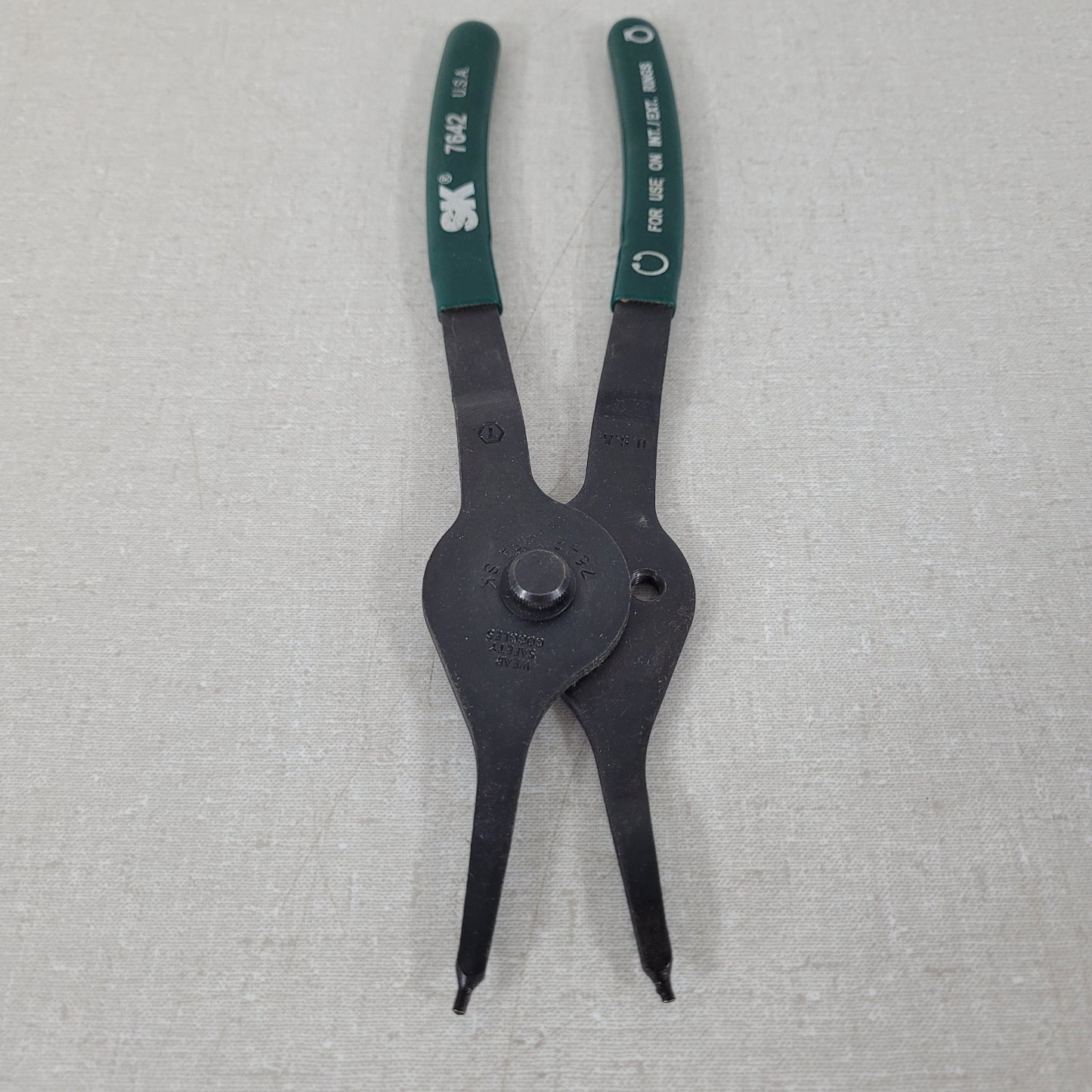 SK Tools 7642 .090in 0 Degree Convertible Retaining Snap Ring Pliers US