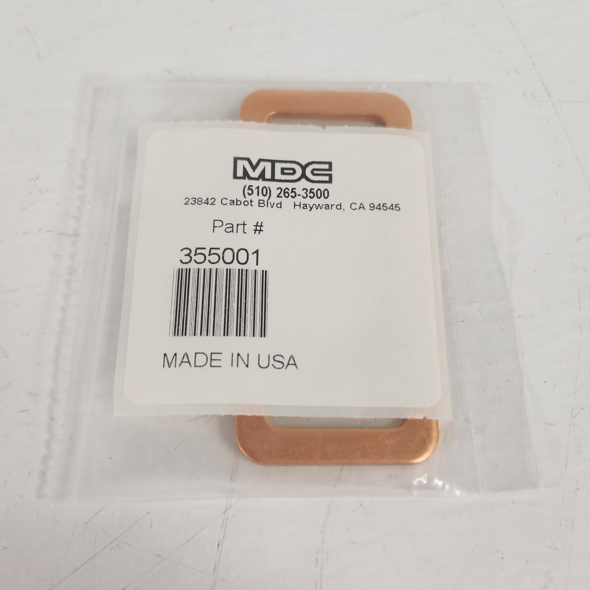MDC 355001 GVG-1500M Viton Copper Gate Valve Gasket Rebuild Seal Kits